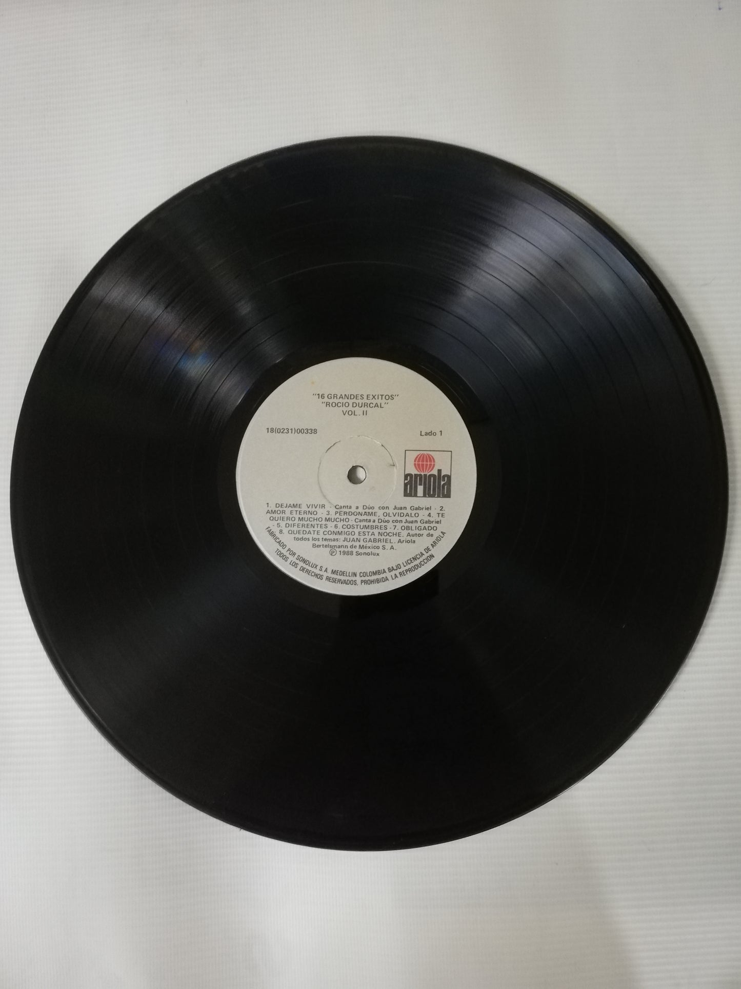 LP ROCIO DURCAL - 16 GRANDES EXITOS VOL. 2