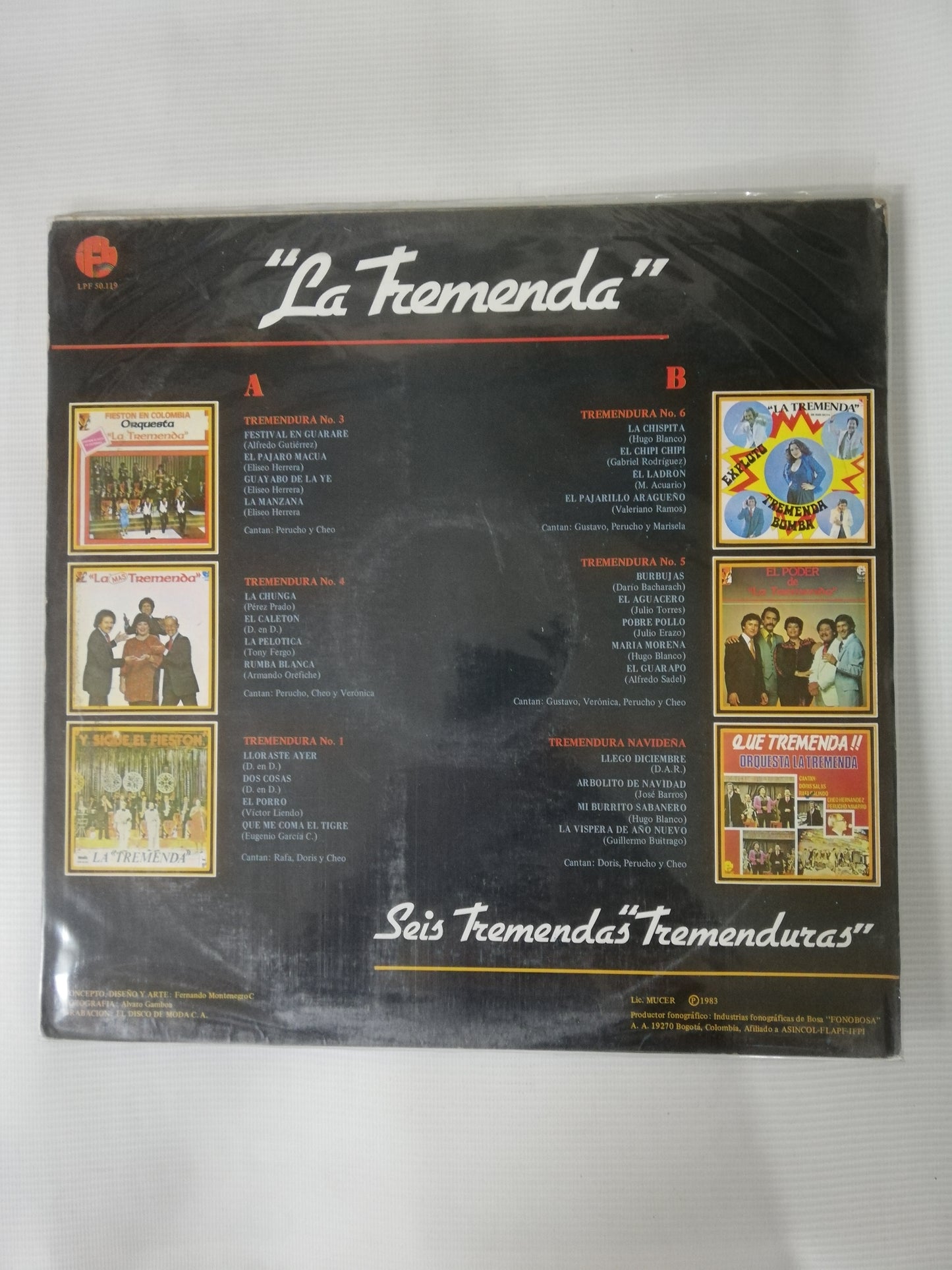 LP LA TREMENDA - SEIS TREMENDAS "TREMENDURAS"
