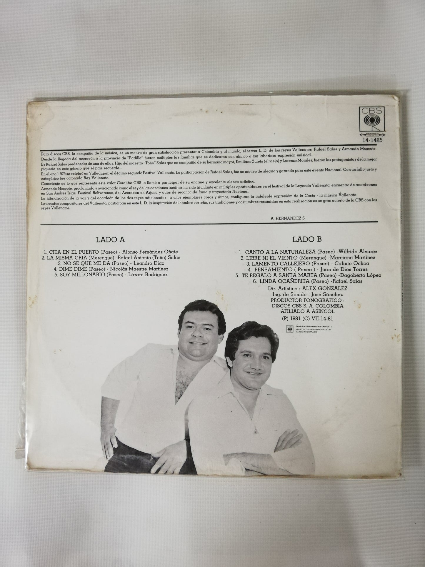 LP ARMANDO MOSCOTE / RAFAEL SALAS - CITA EN EL PUERTO