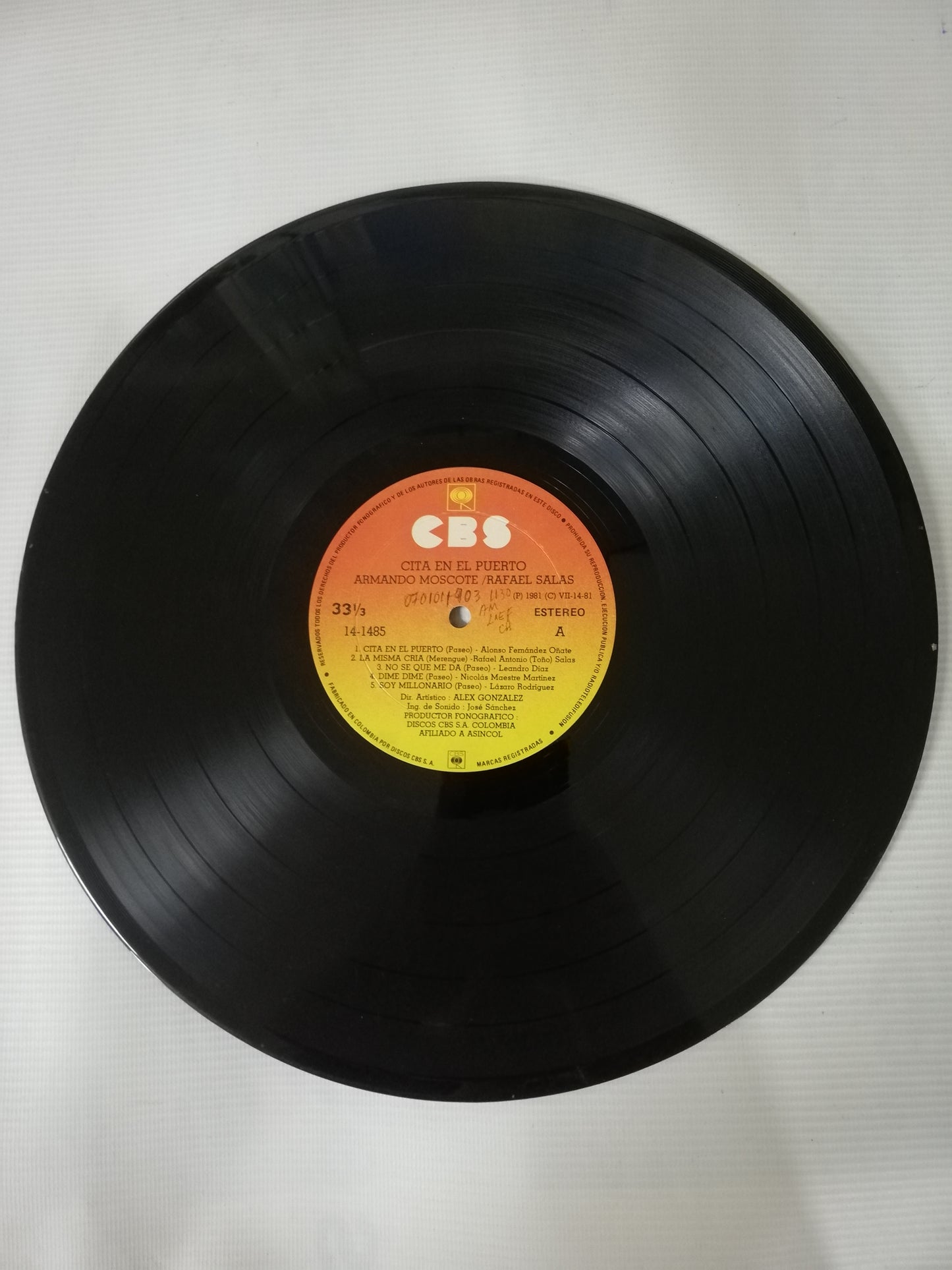 LP ARMANDO MOSCOTE / RAFAEL SALAS - CITA EN EL PUERTO