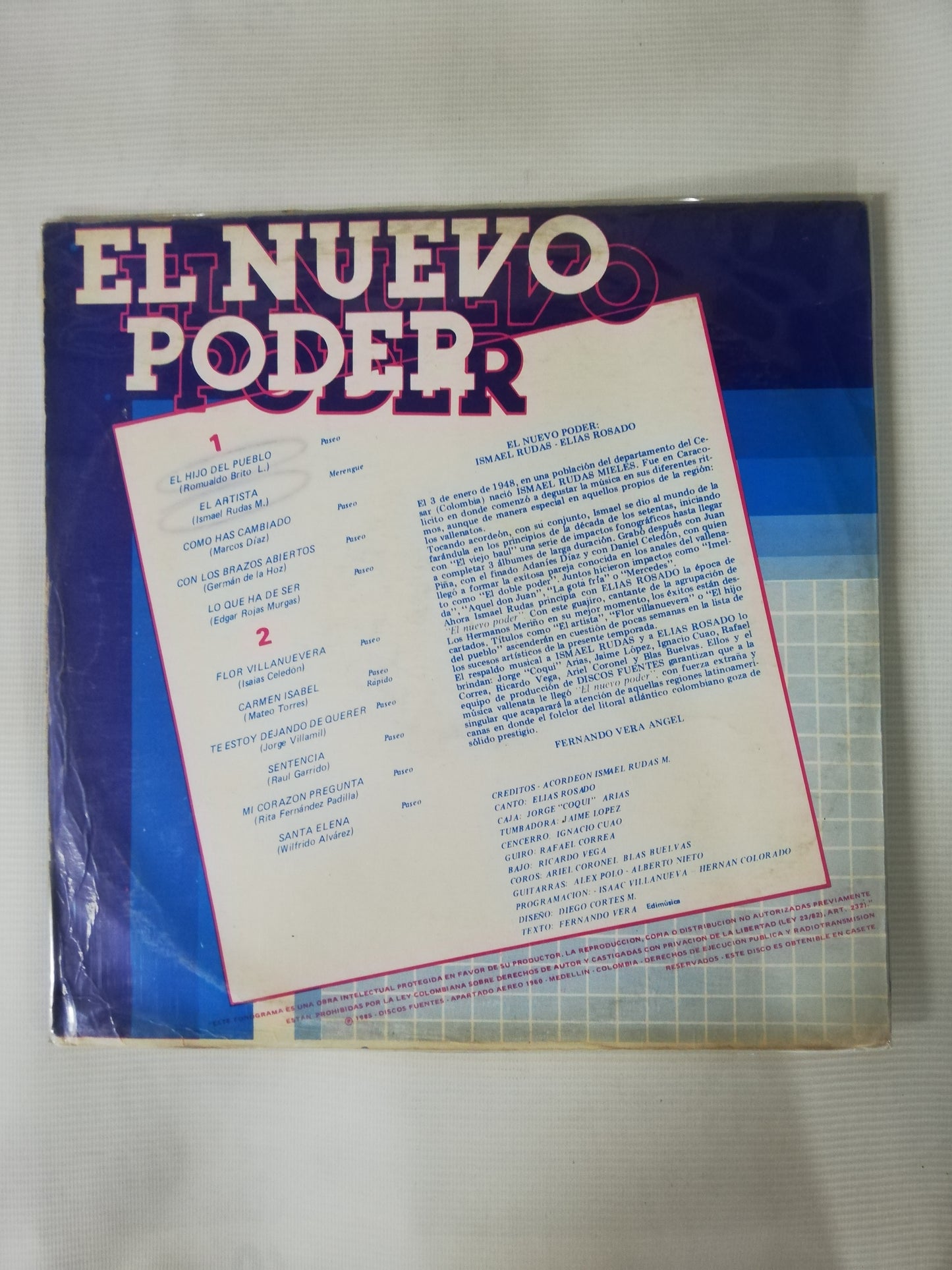 LP ISMAEL RUDAS - Y ELIAS ROSADO - EL NUEVO PODER