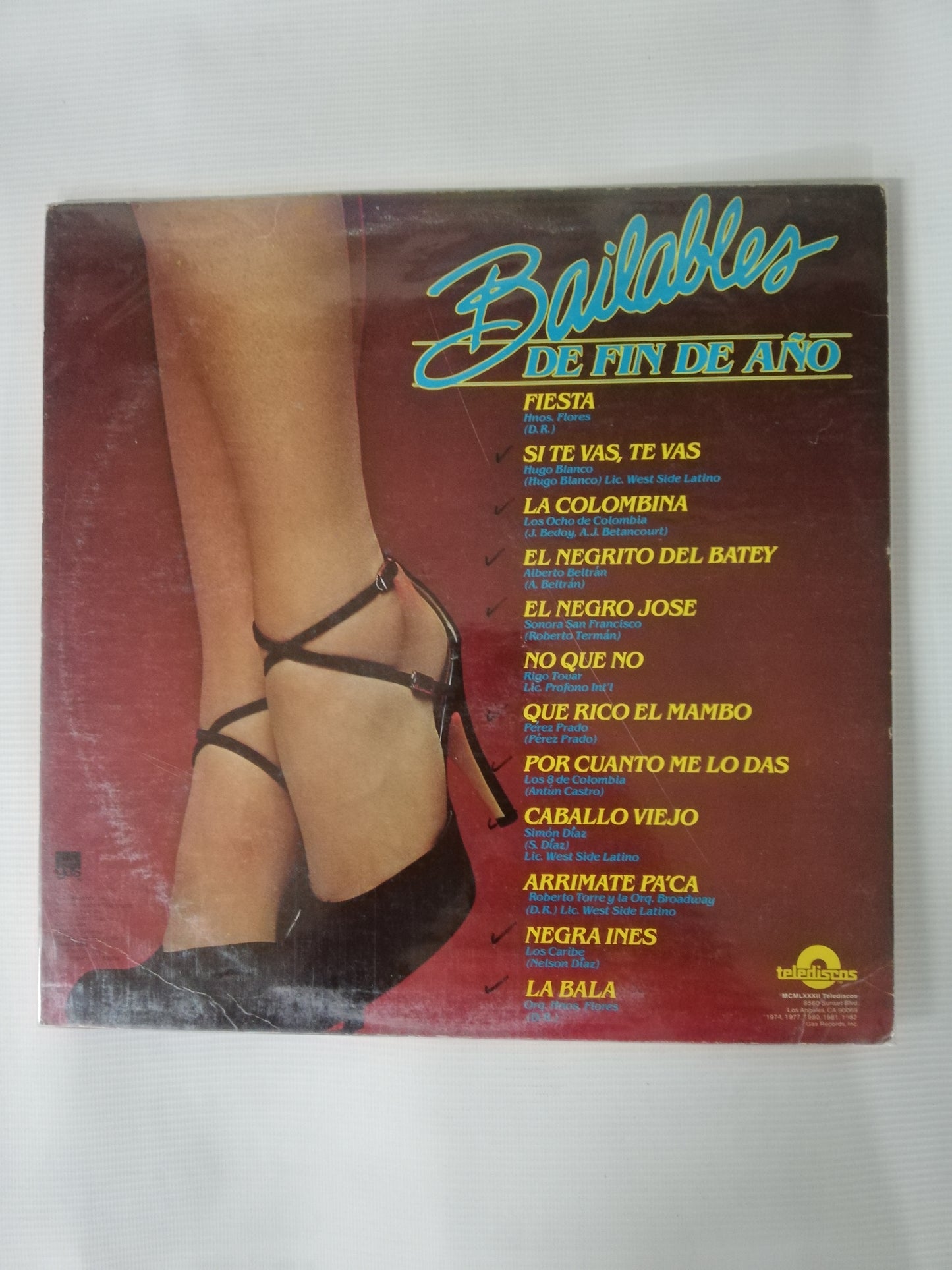 LP BAILABLES DE FIN DE AÑO - VARIOS INTÉRPRETES