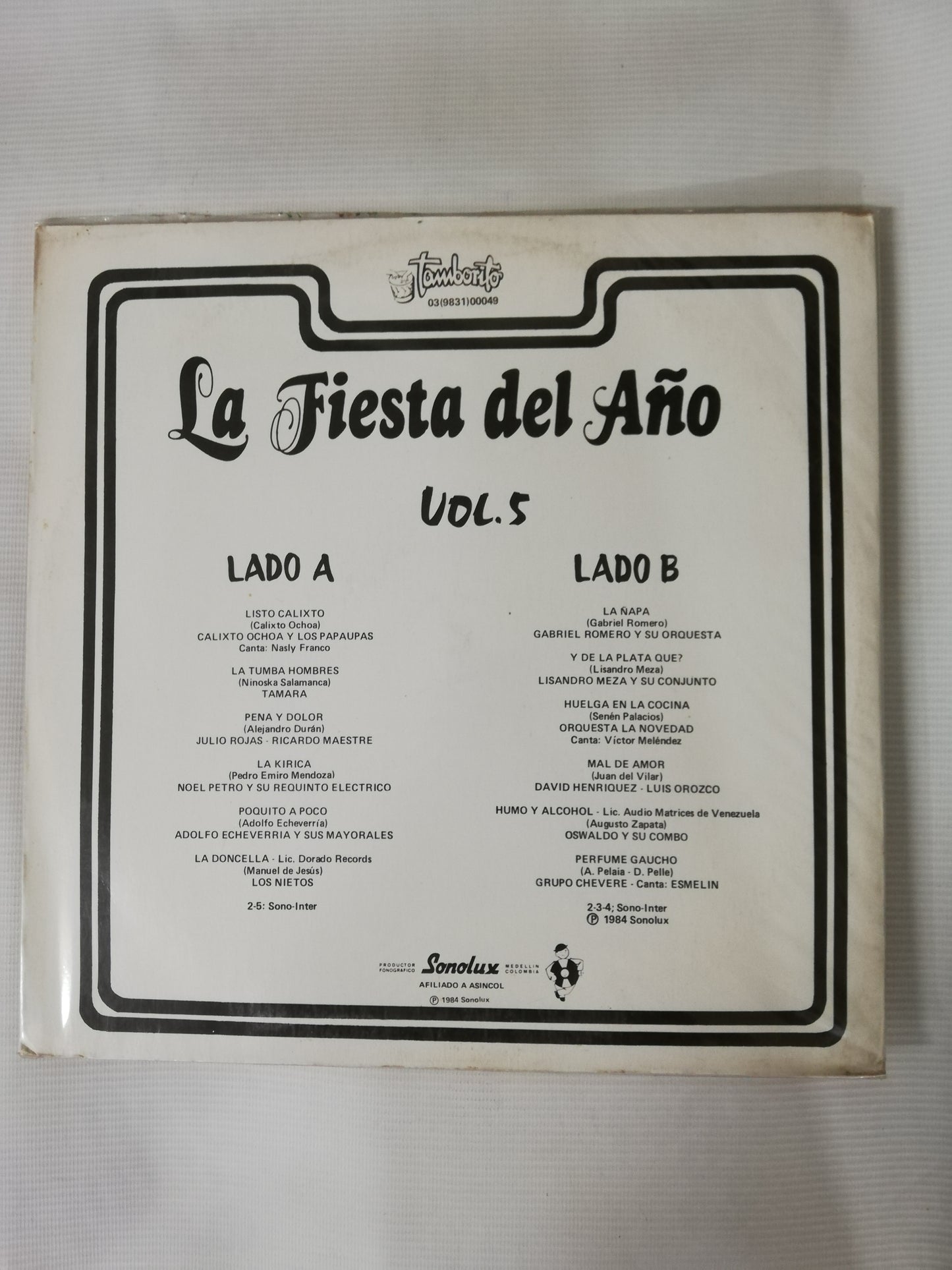 LP LA FIESTA DEL AÑO - LA FIESTA DEL AÑO VOL. 5
