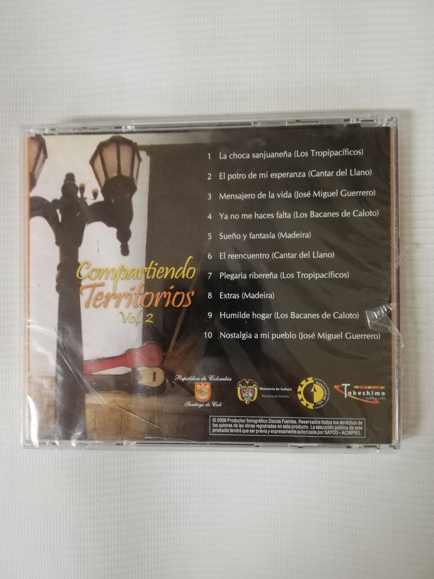 CD COMPARTIENDO TERRITORIO - COMPARTIENDO TERRITORIO VOL. 2