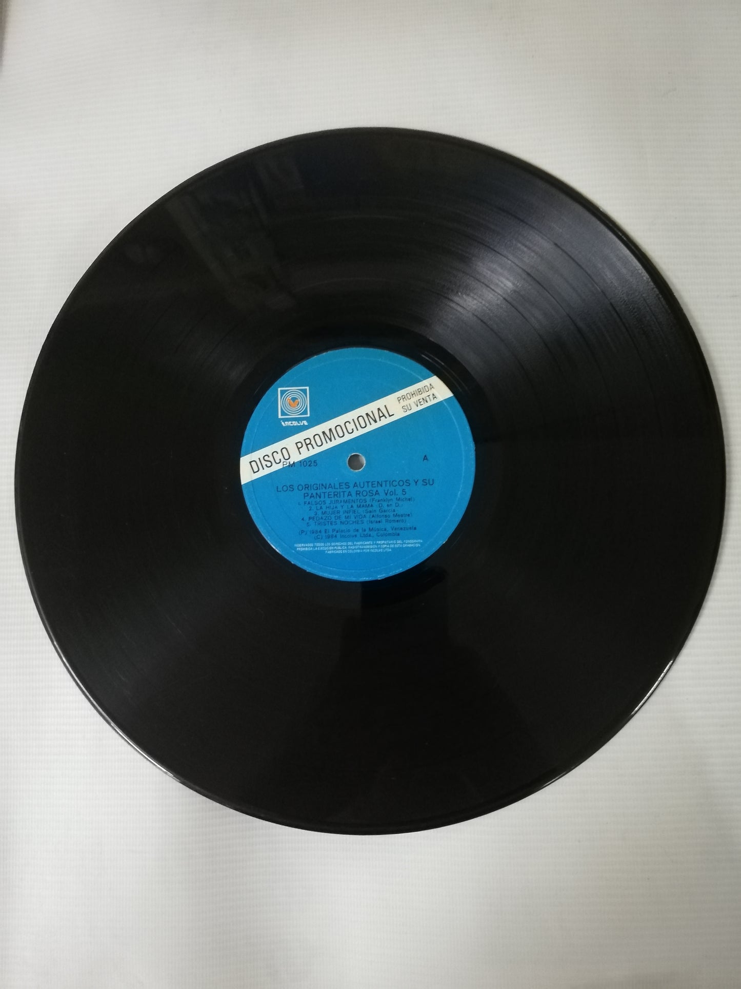 LP LOS ORIGINALES AUTÉNTICOS Y SU PANTERITA ROSA - VOL. 5
