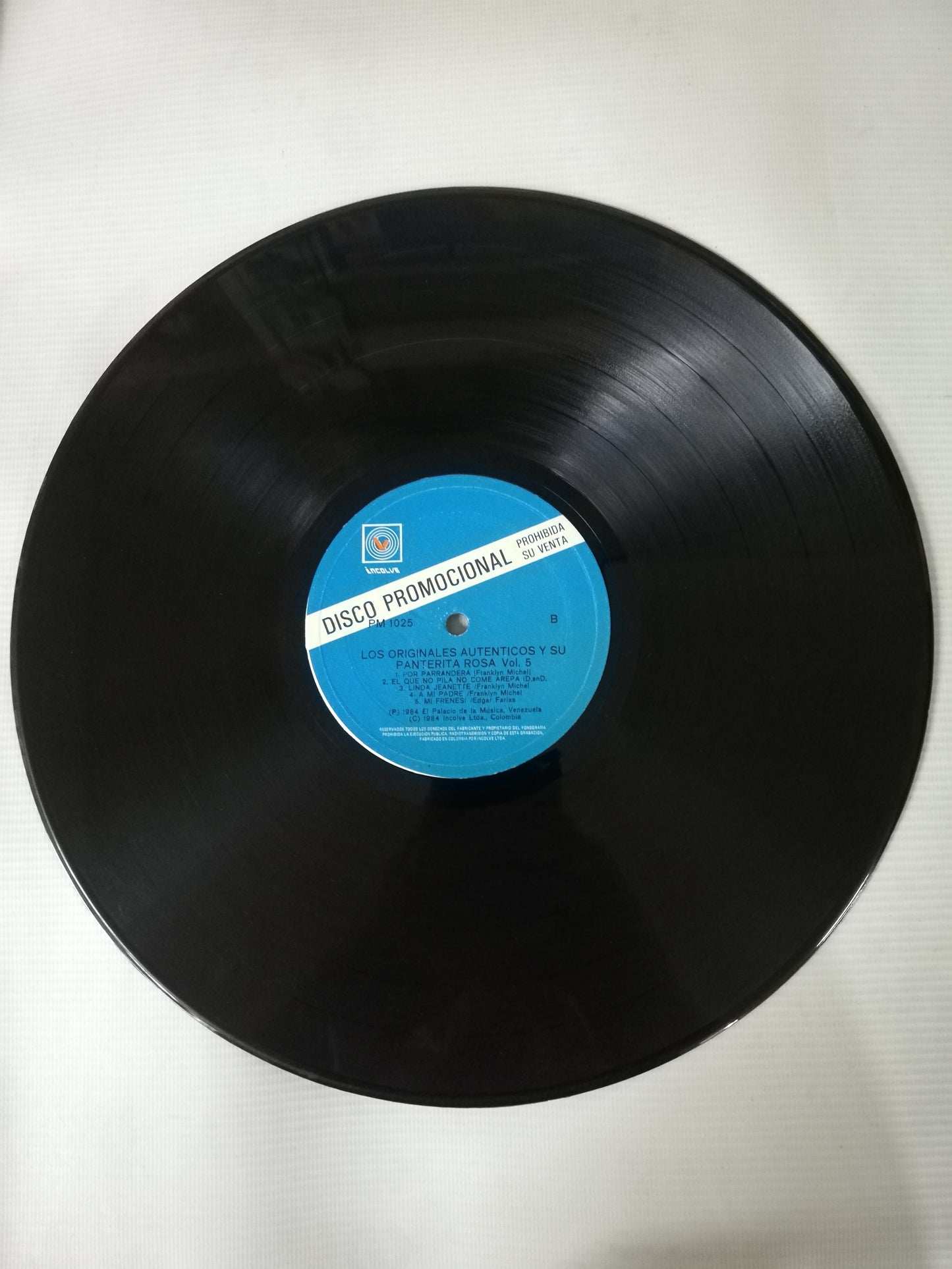 LP LOS ORIGINALES AUTÉNTICOS Y SU PANTERITA ROSA - VOL. 5