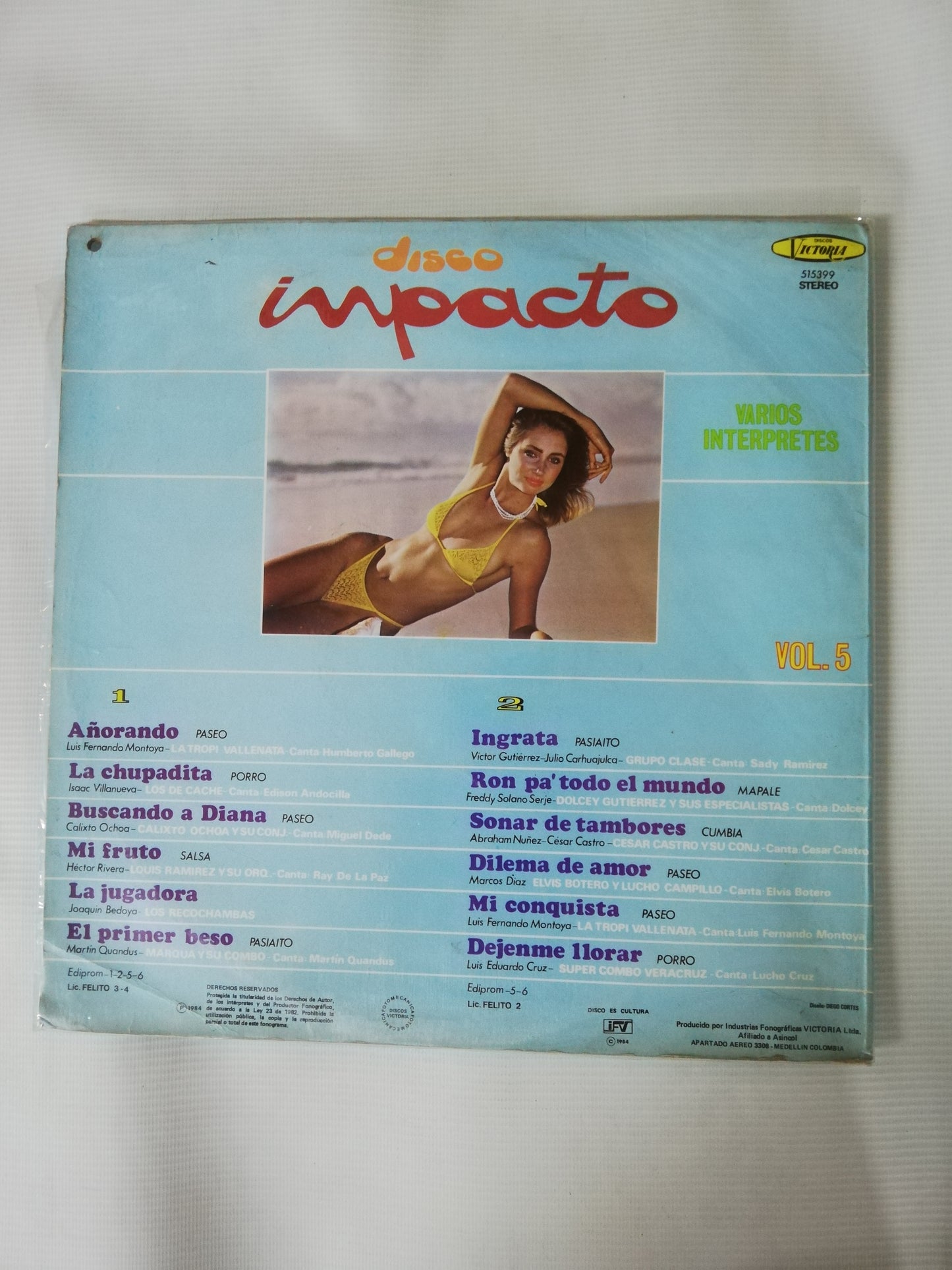LP DISCO IMPACTO - DISCO IMPACTO VOL. 5