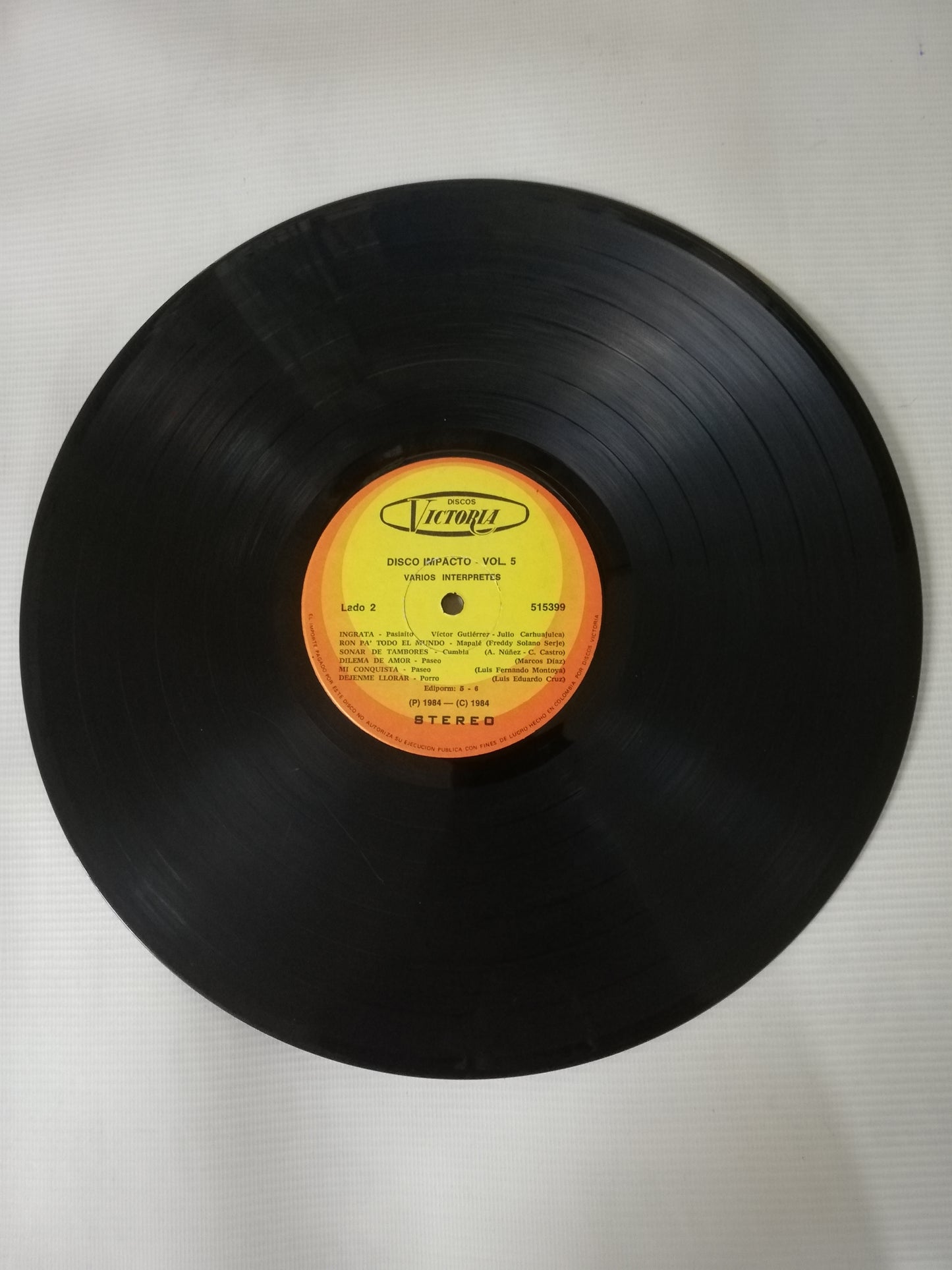 LP DISCO IMPACTO - DISCO IMPACTO VOL. 5