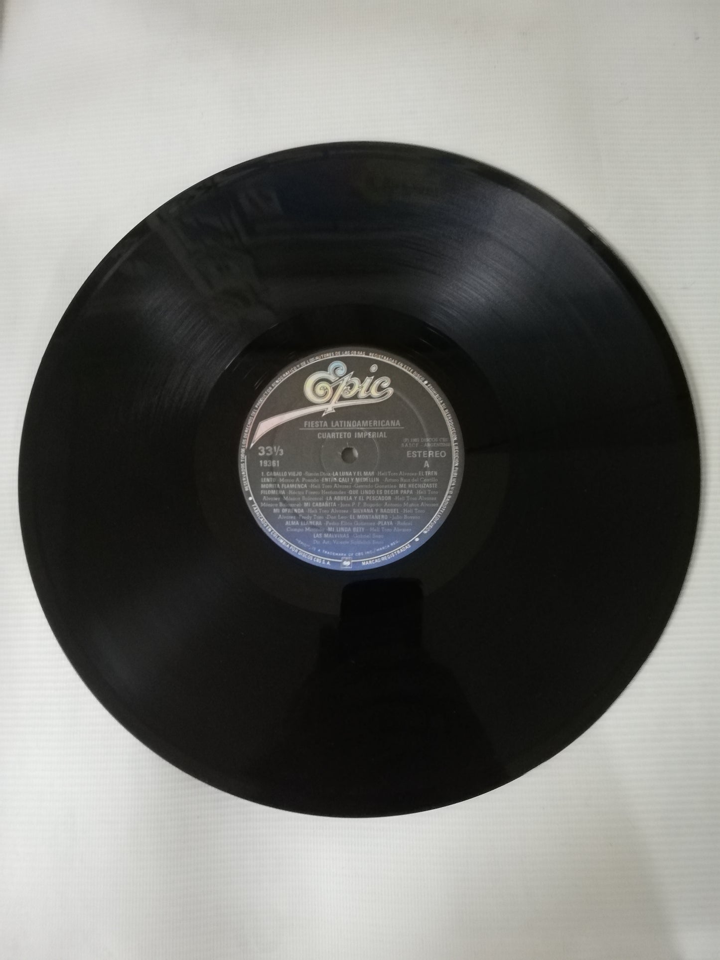 LP CUARTETO IMPERIAL - FIESTA LATINOAMERICANA