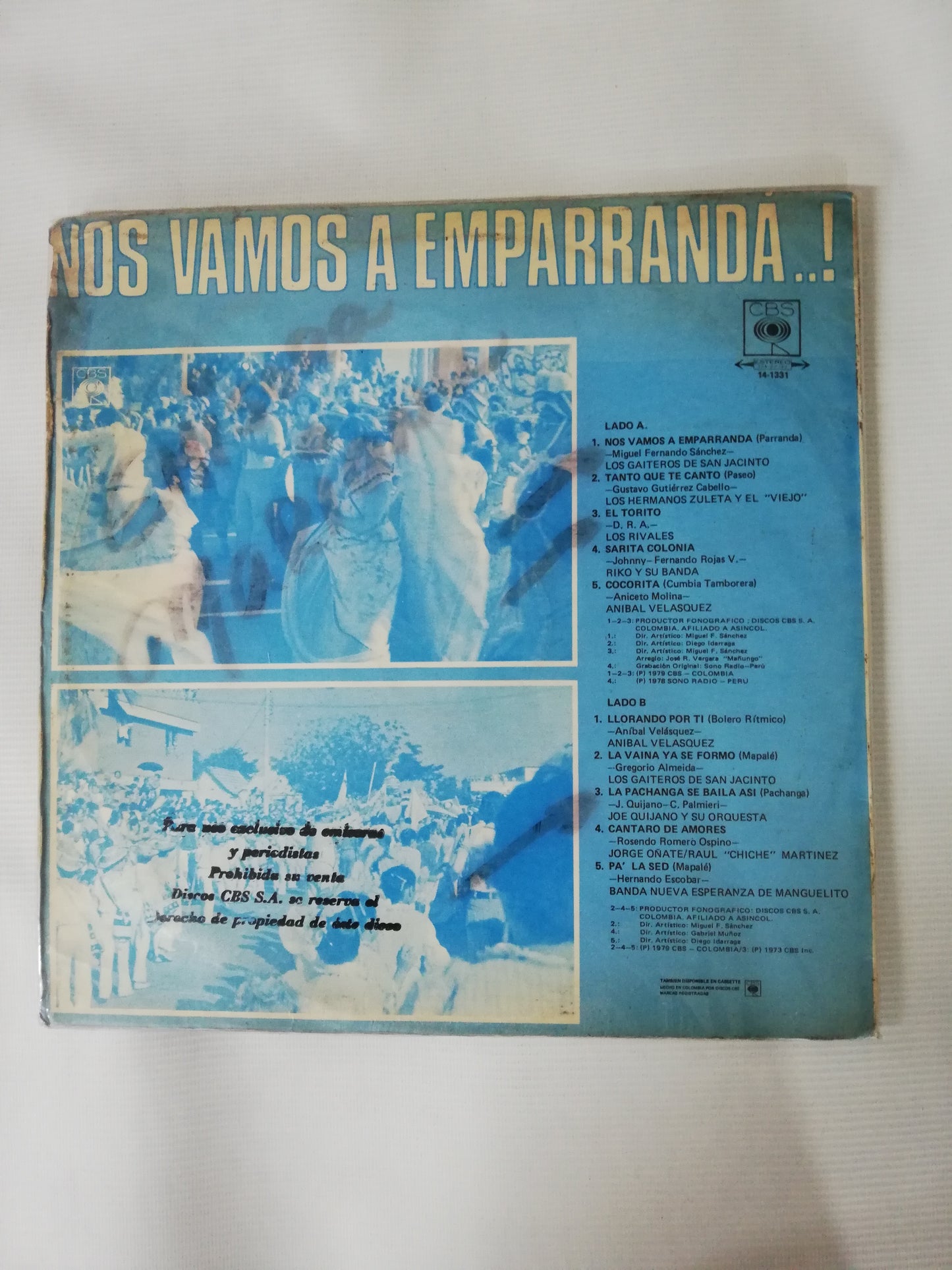 LP NOS VAMOS A EMPARRANDA..! - VARIOS INTÉRPRETES