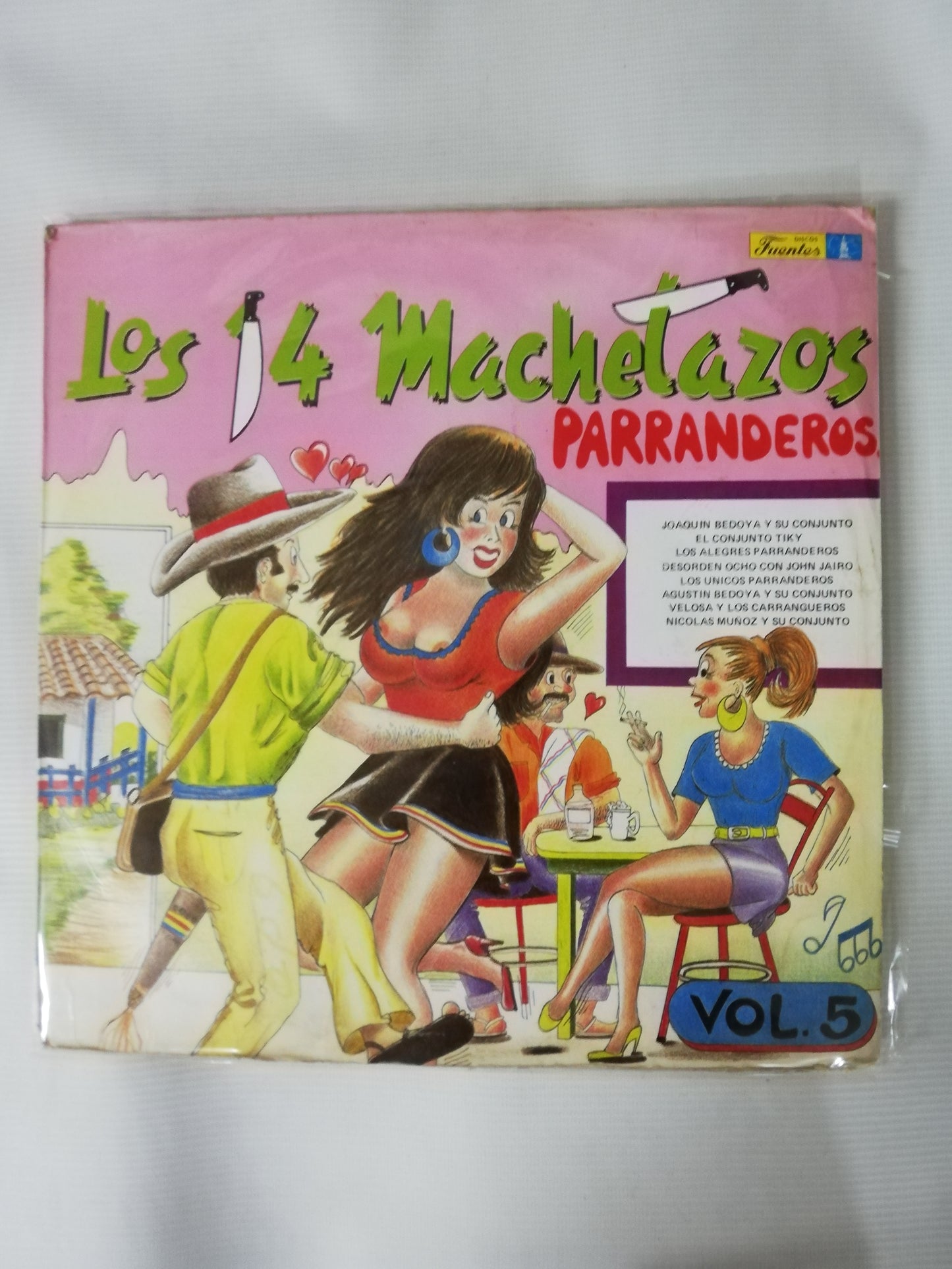 LP 14 MACHETAZOS PARRANDEROS - 14 MACHETAZOS PARRANDEROS VOL. 5
