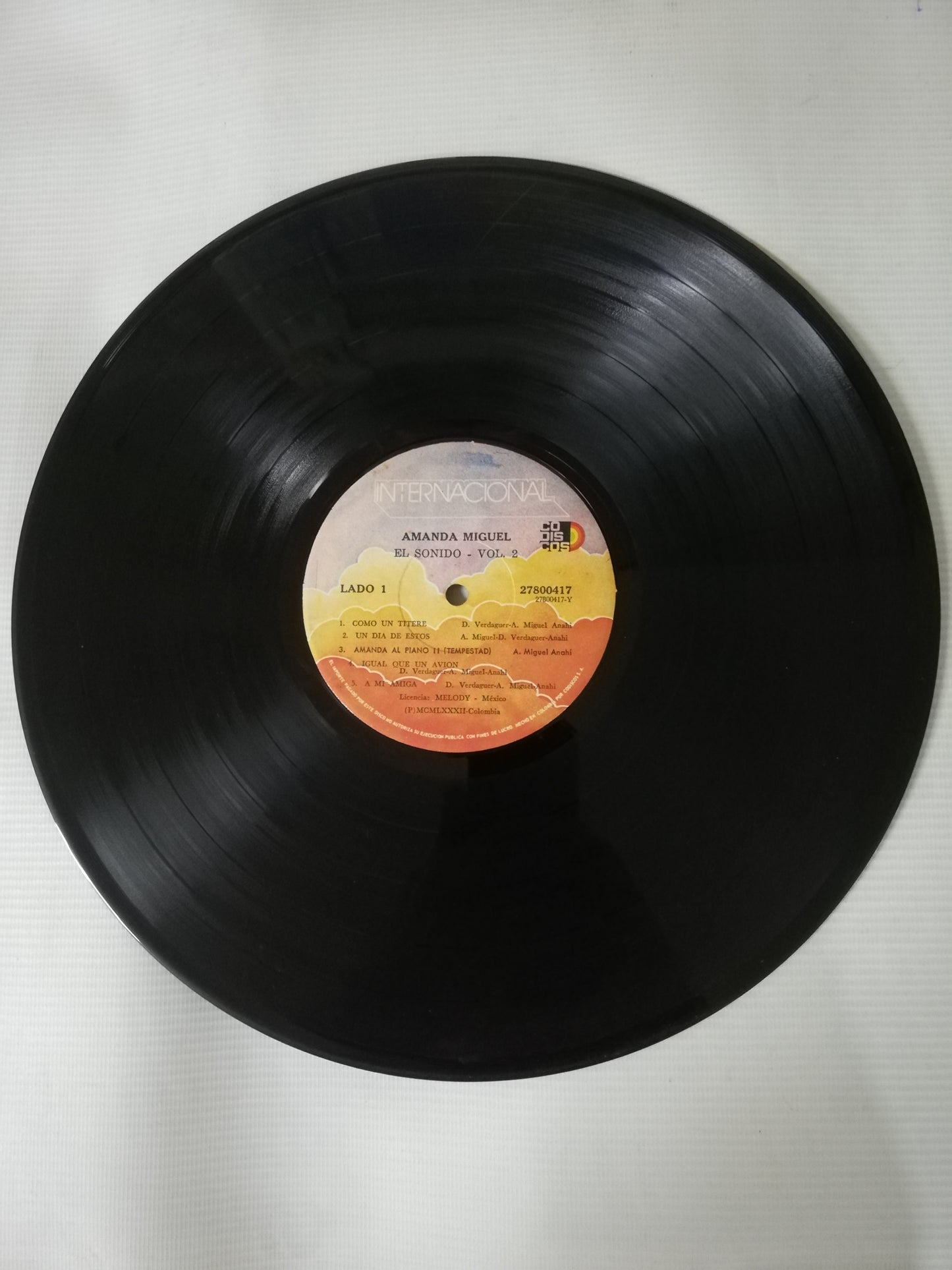 LP AMANDA MIGUEL - EL SONIDO VOL. 2