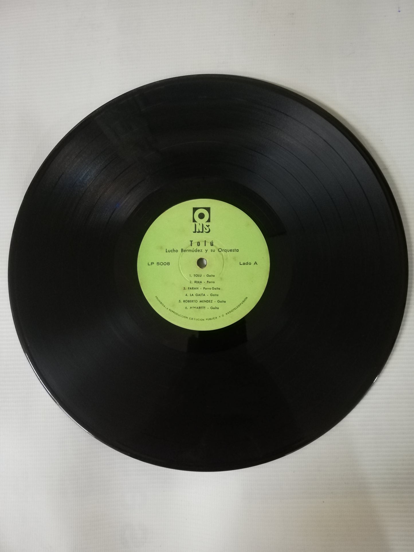 LP LUCHO BERMUDEZ Y SU ORQUESTA - TOLÚ