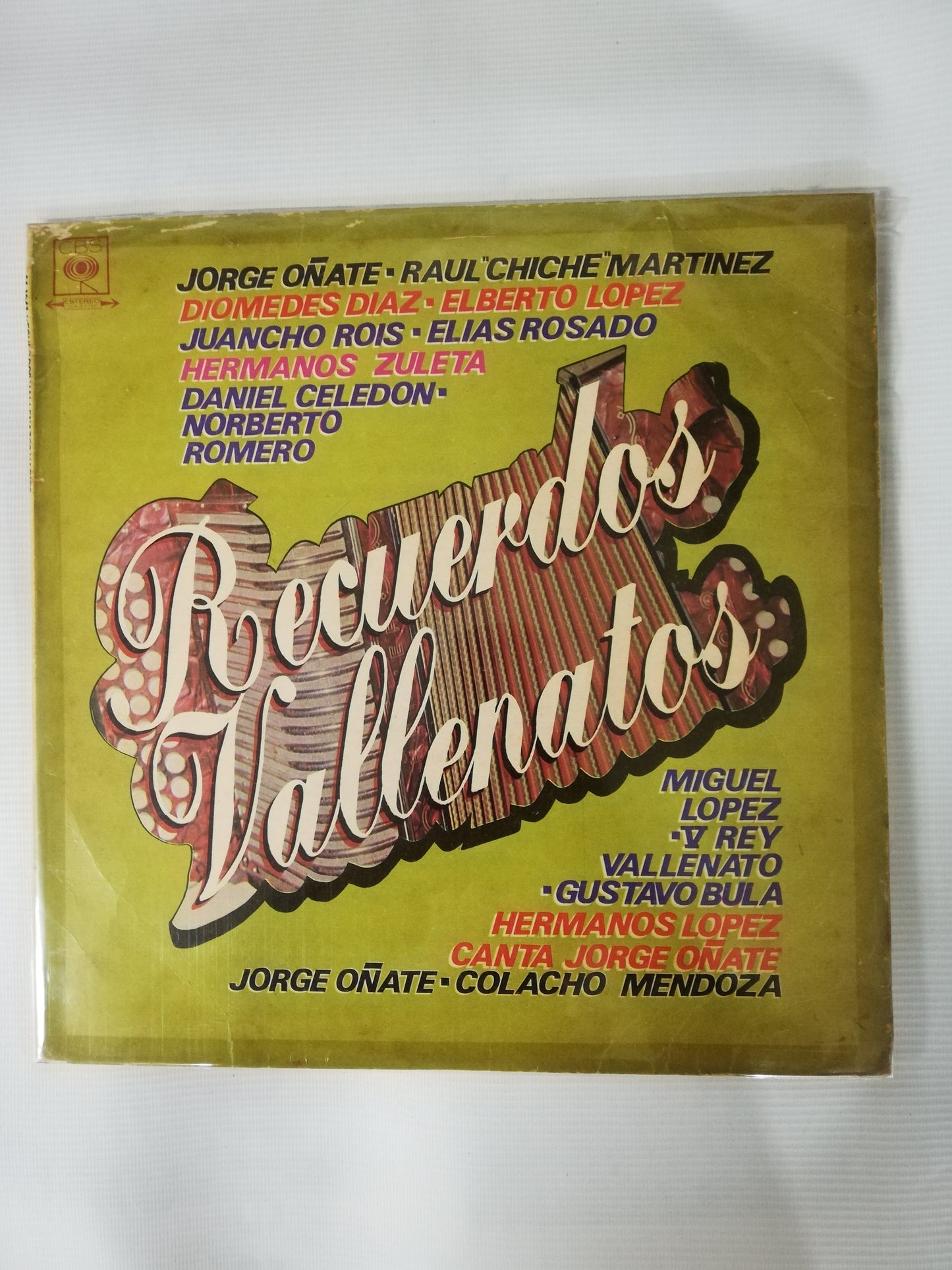 LP RECUERDOS VALLENATOS - VARIOS INTÉRPRETES