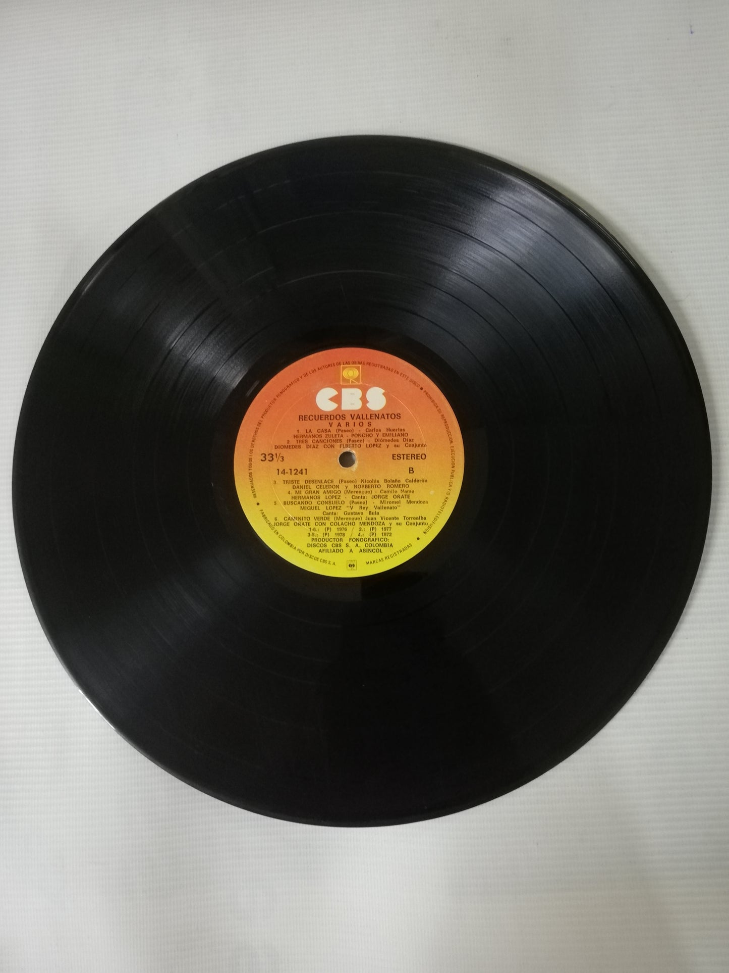 LP RECUERDOS VALLENATOS - VARIOS INTÉRPRETES