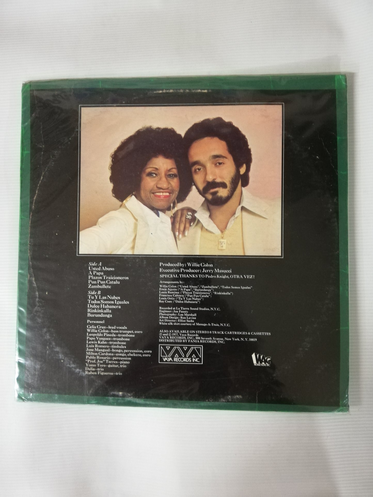 LP CELIA CRUZ & WILLIE COLÓN - ONLY THEY COULD HAVE MADE THIS ALBUM