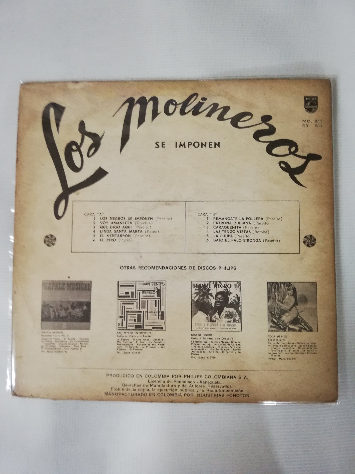 LP LOS MOLINEROS - LOS MOLINEROS SE IMPONEN