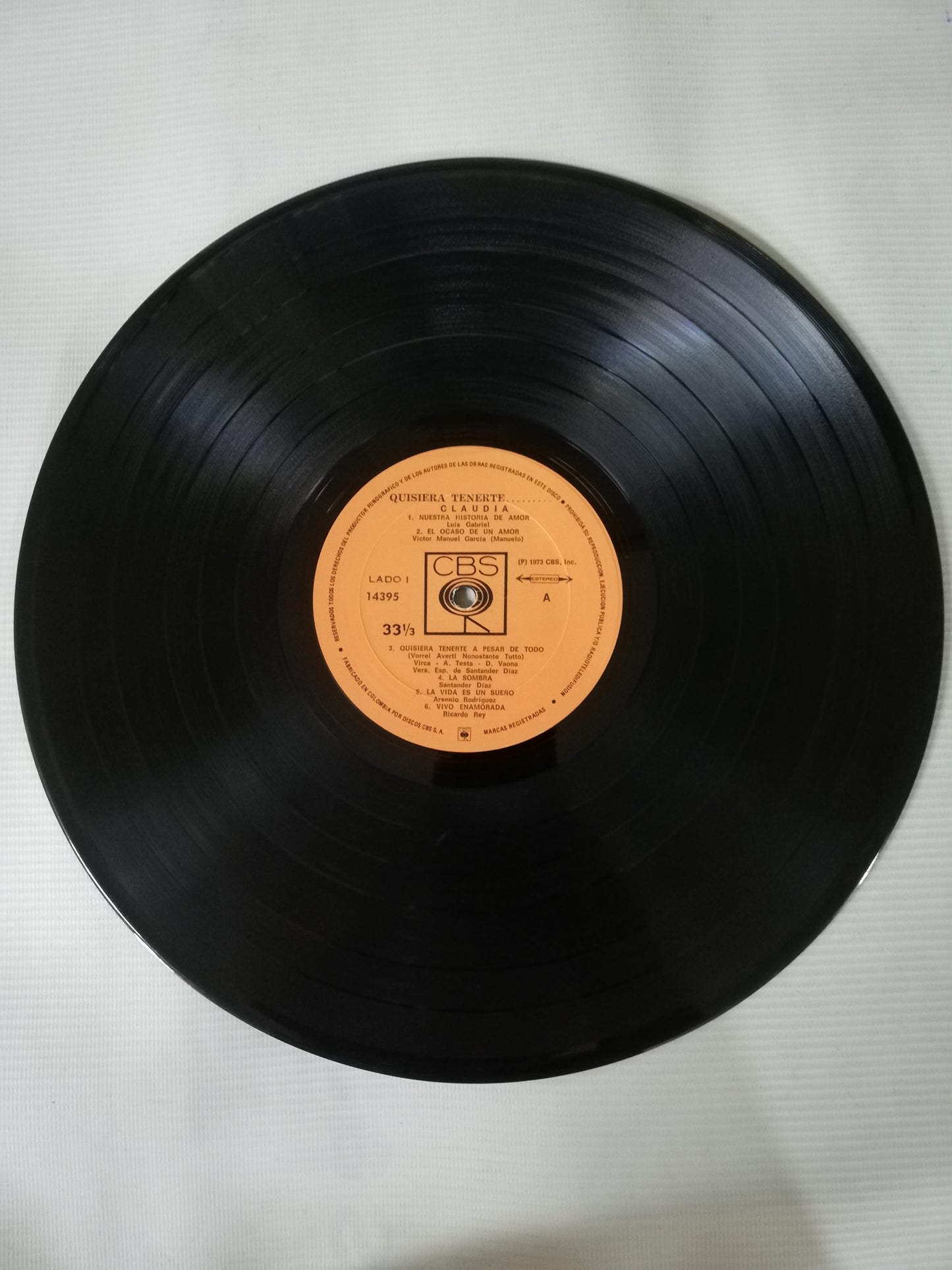 LP CLAUDIA DE COLOMBIA - QUISIERA TENERTE VOL. 4