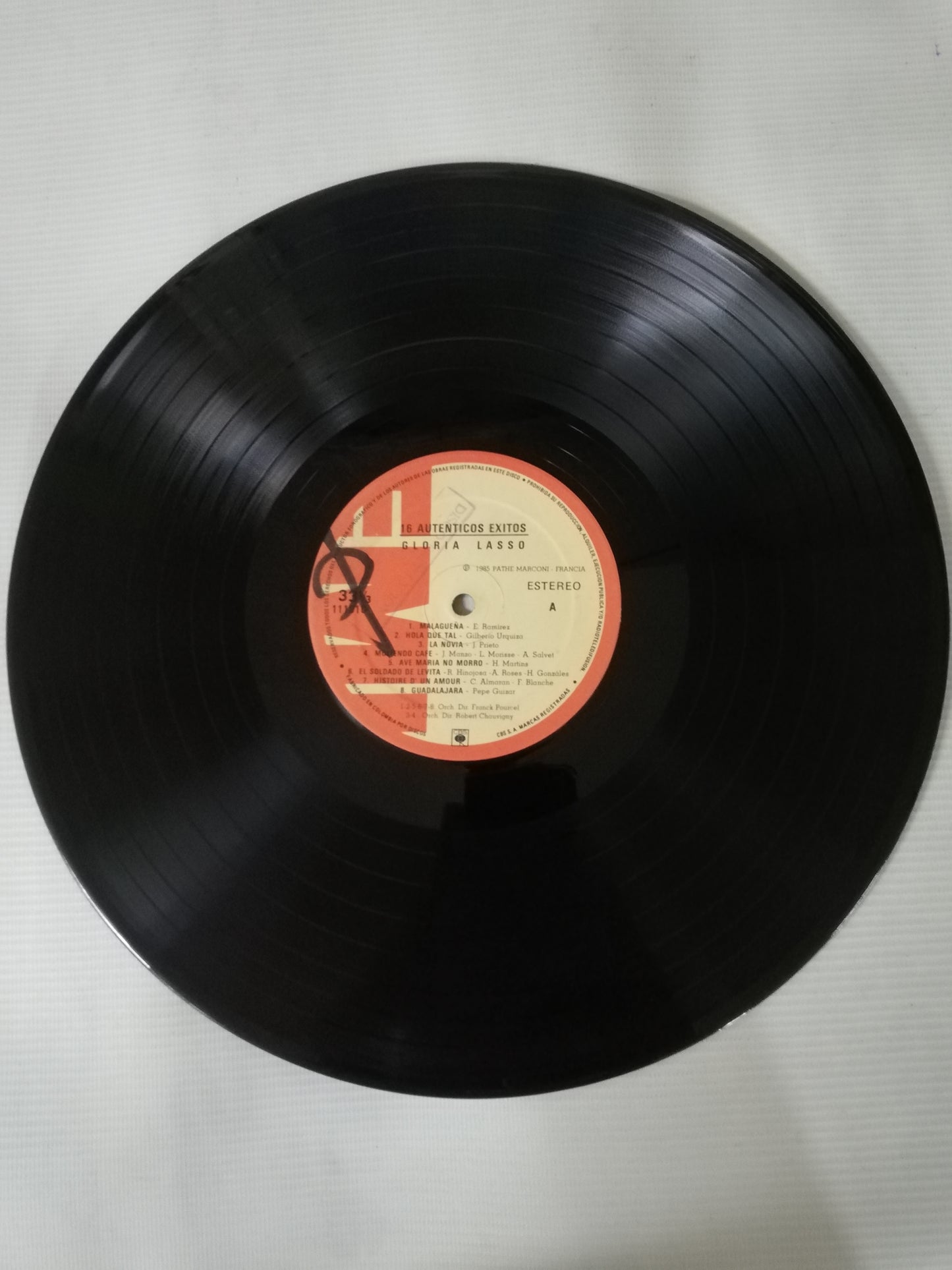 LP GLORIA LASSO - 16 AUTENTICOS EXITOS