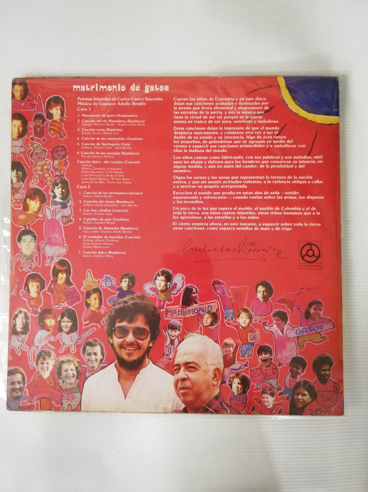 LP CARLOS CASTRO SAAVEDRA / GUSTAVO ADOLFO RENGIFO - MATRIMONIO DE GATOS