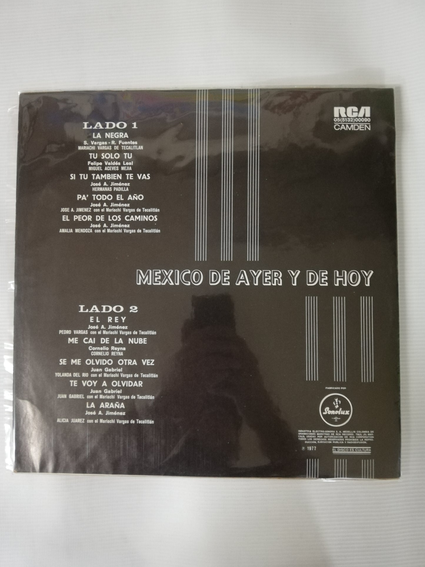 LP MEXICO DE AYER Y DE HOY - VARIOS INTÉRPRETES