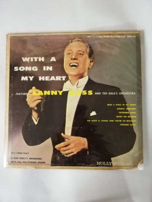 LP LANY ROSS AND TED DALE´S ORCHESTRA - WITH SONG IN MY HEART