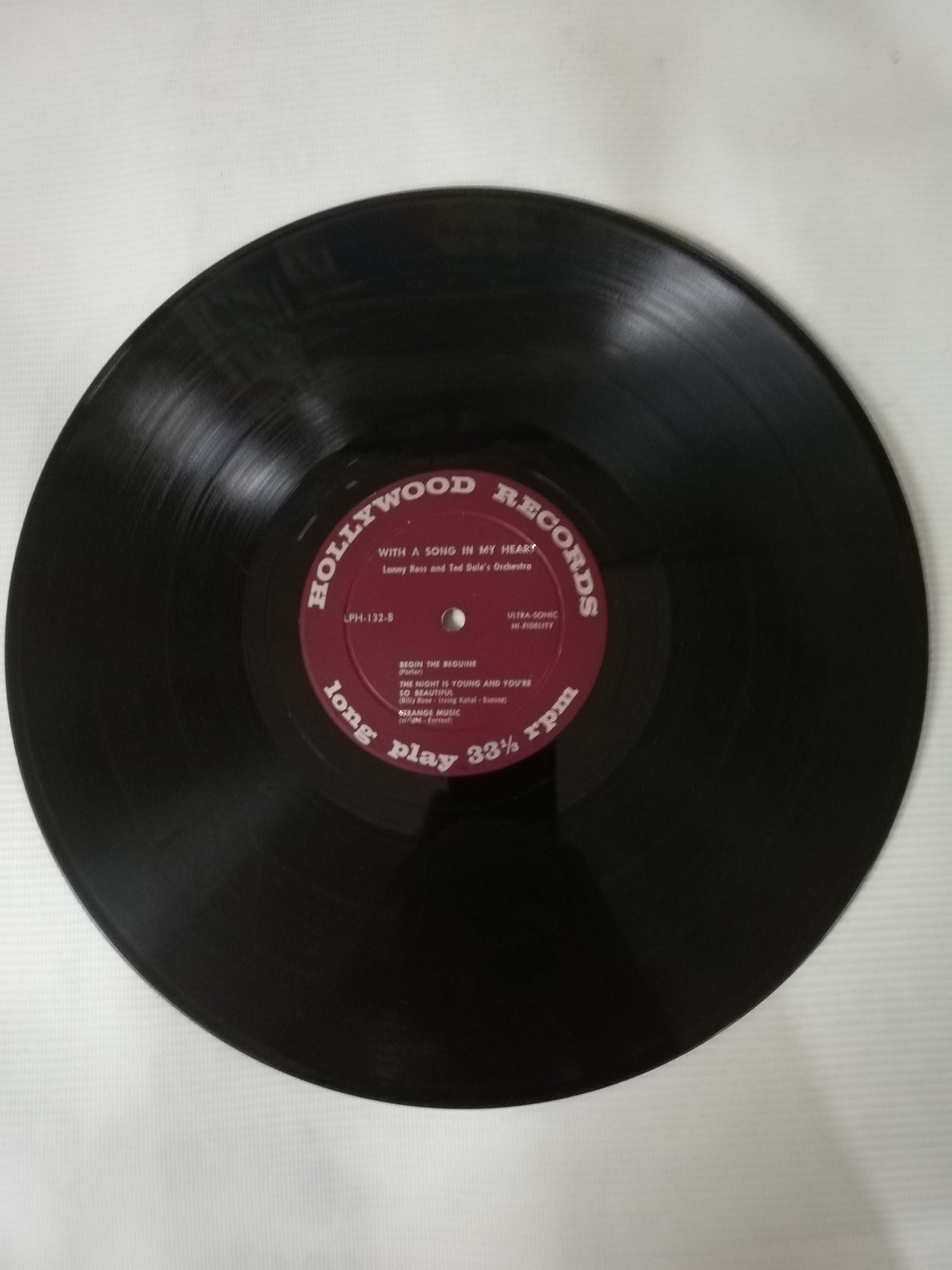 LP LANY ROSS AND TED DALE´S ORCHESTRA - WITH SONG IN MY HEART