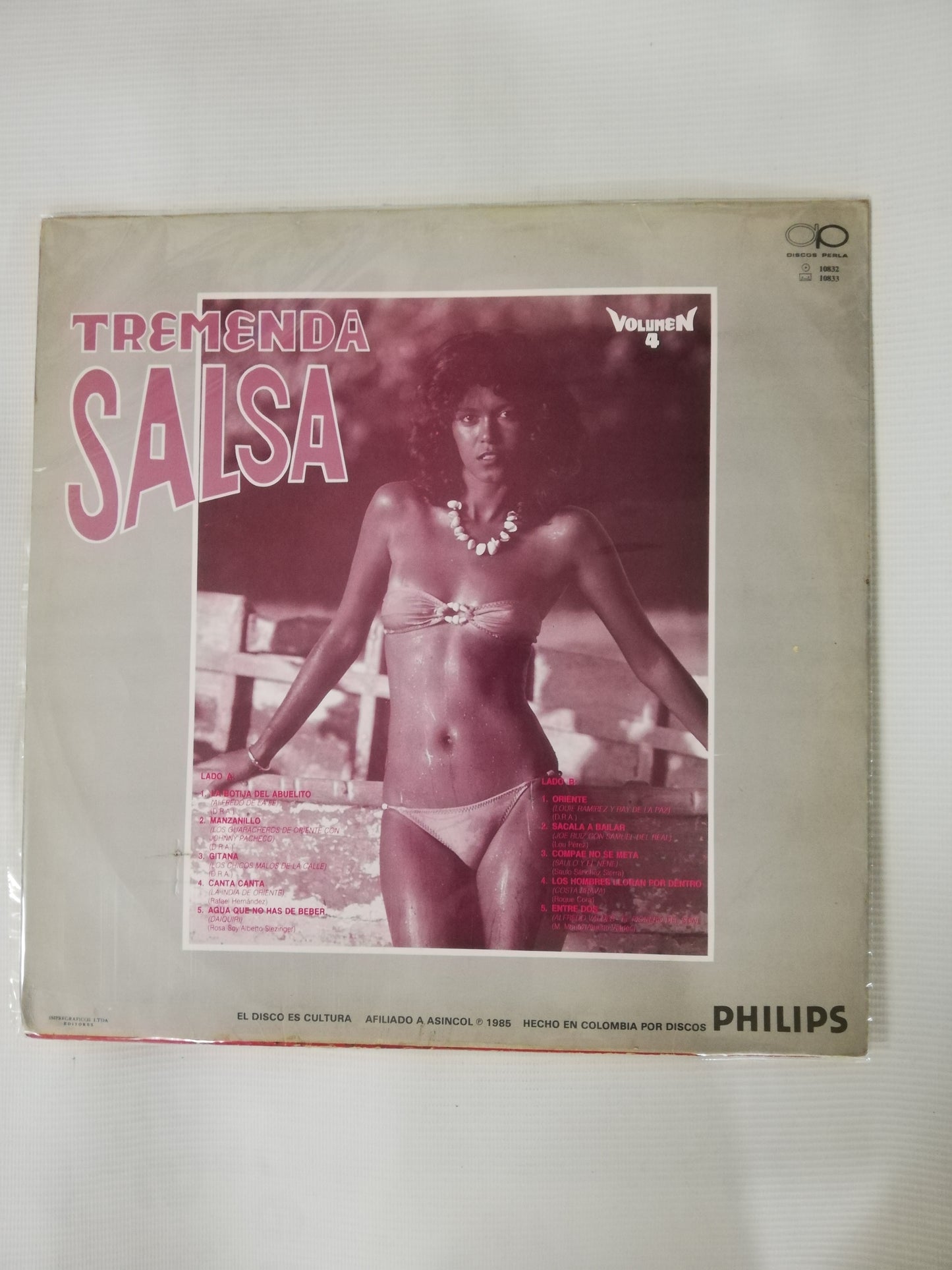 LP TREMENDA SALSA - TREMENDA SALSA VOL. 4