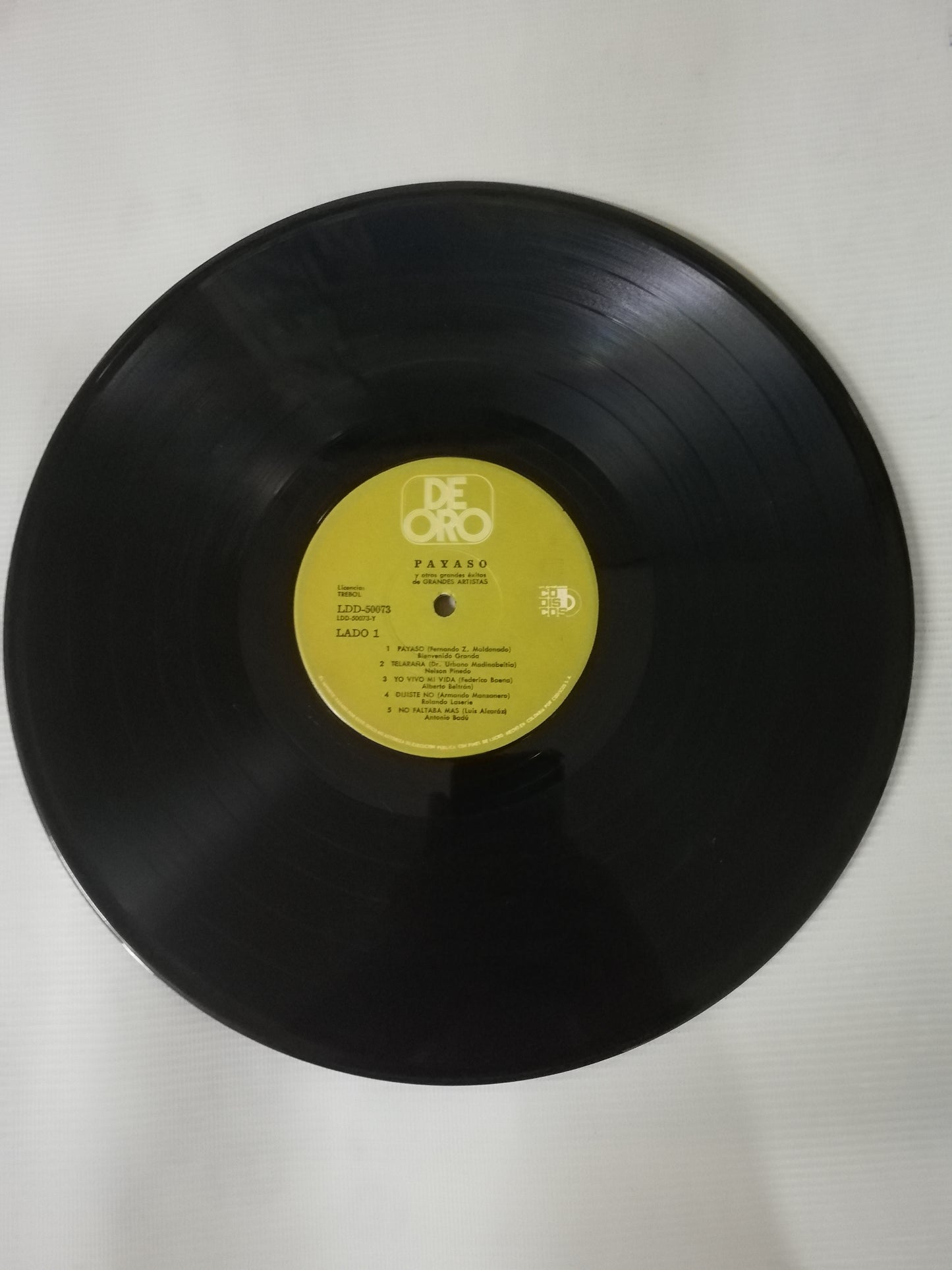 LP PAYASO Y OTROS GRANDES EXITOS DE GRANDES ARTISTAS - VARIOS INTÉRPRETES