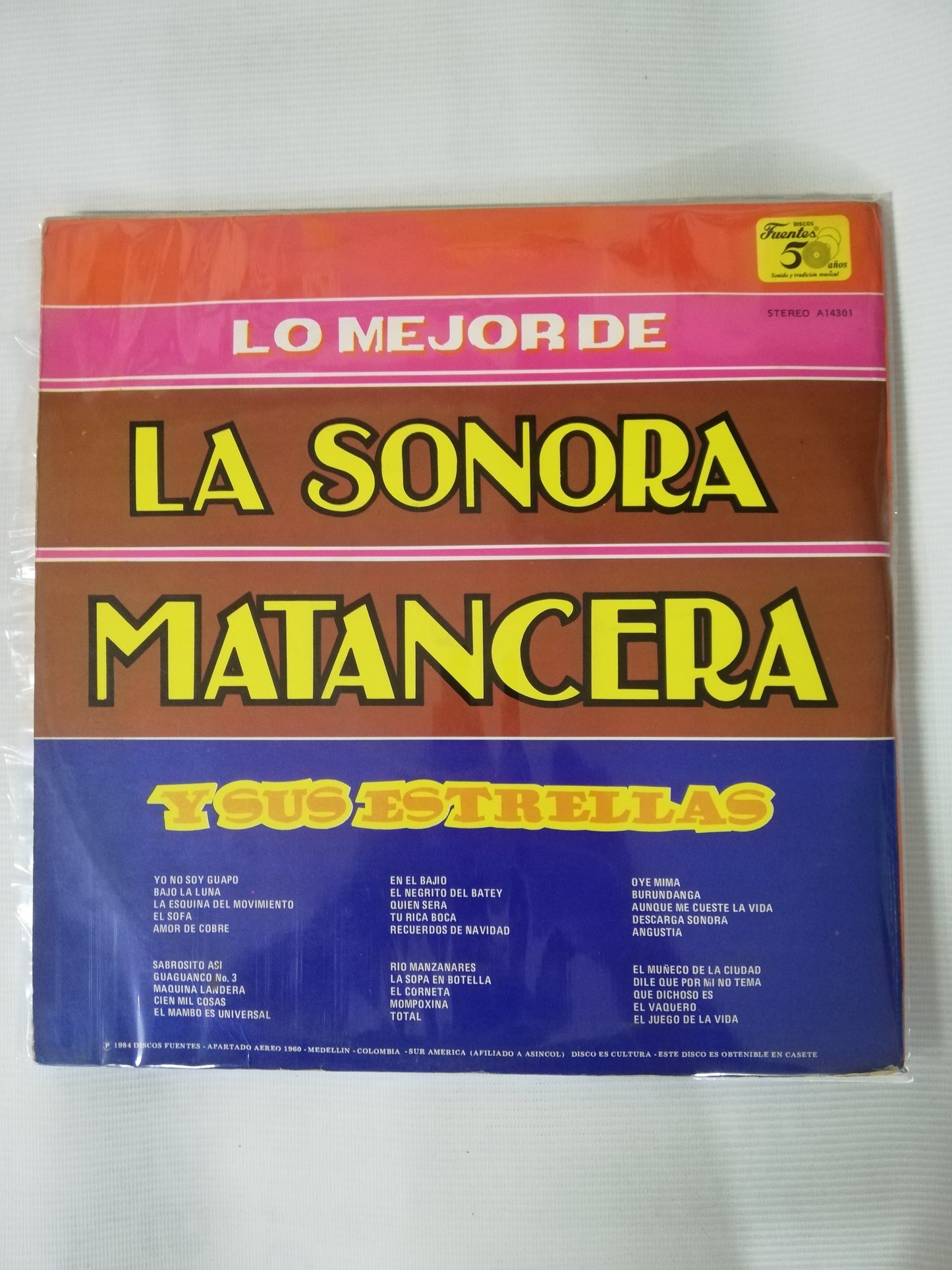 LP LA SONORA MATANCERA - LO MEJOR DE LA SONORA MATANCERA Y SUS ESTRELLAS - VINYL X 3