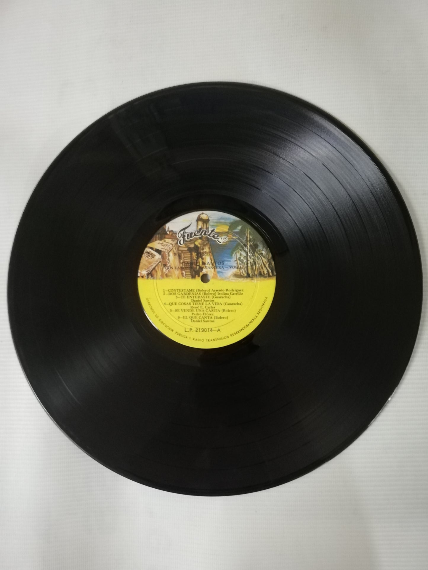 LP DANIEL SANTOS - DANIEL SANTOS CON LA SONORA MATANCERA VOL. 1