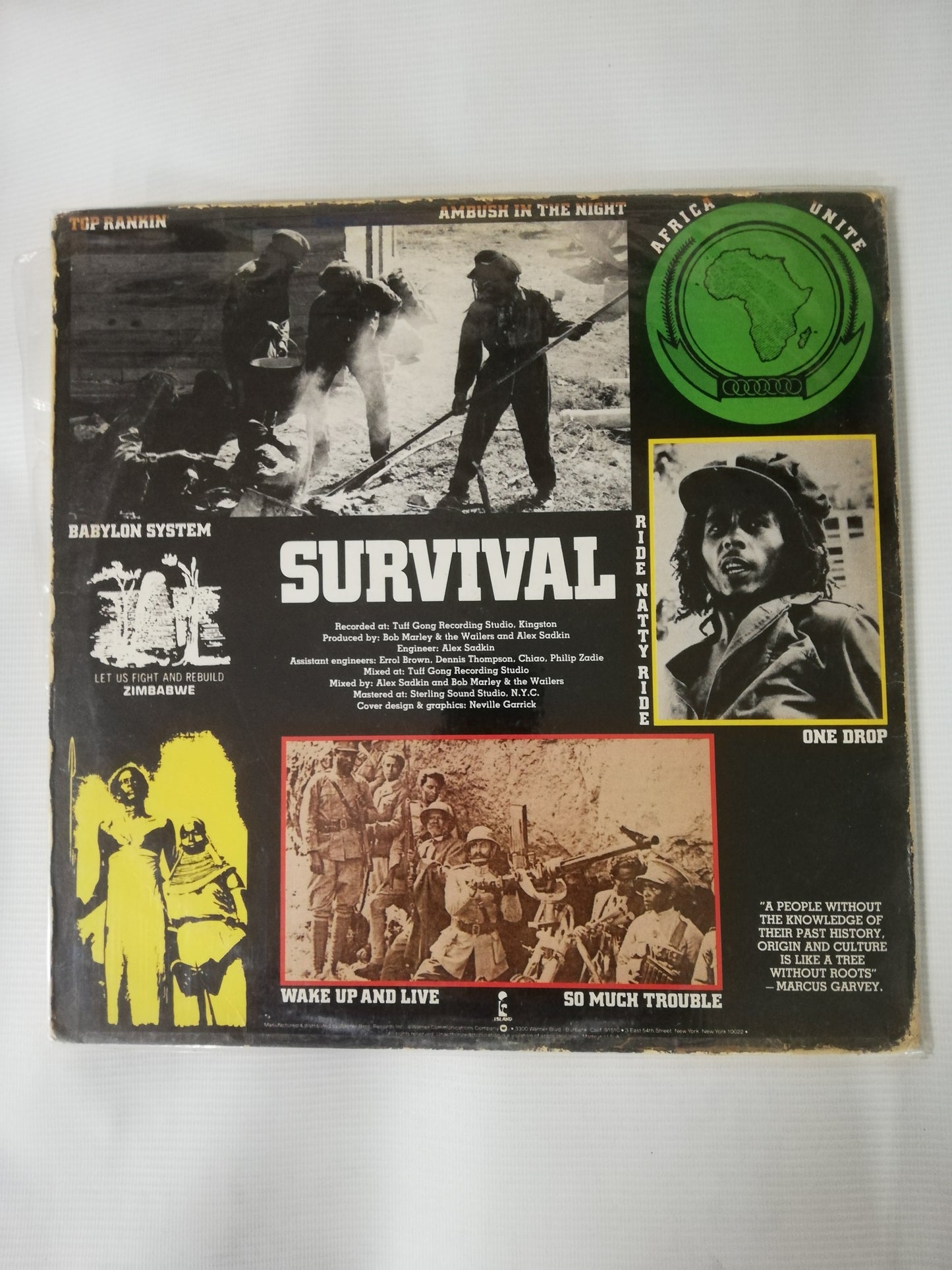 BOB MARLEY AND THE WAILERS - SURVIVAL