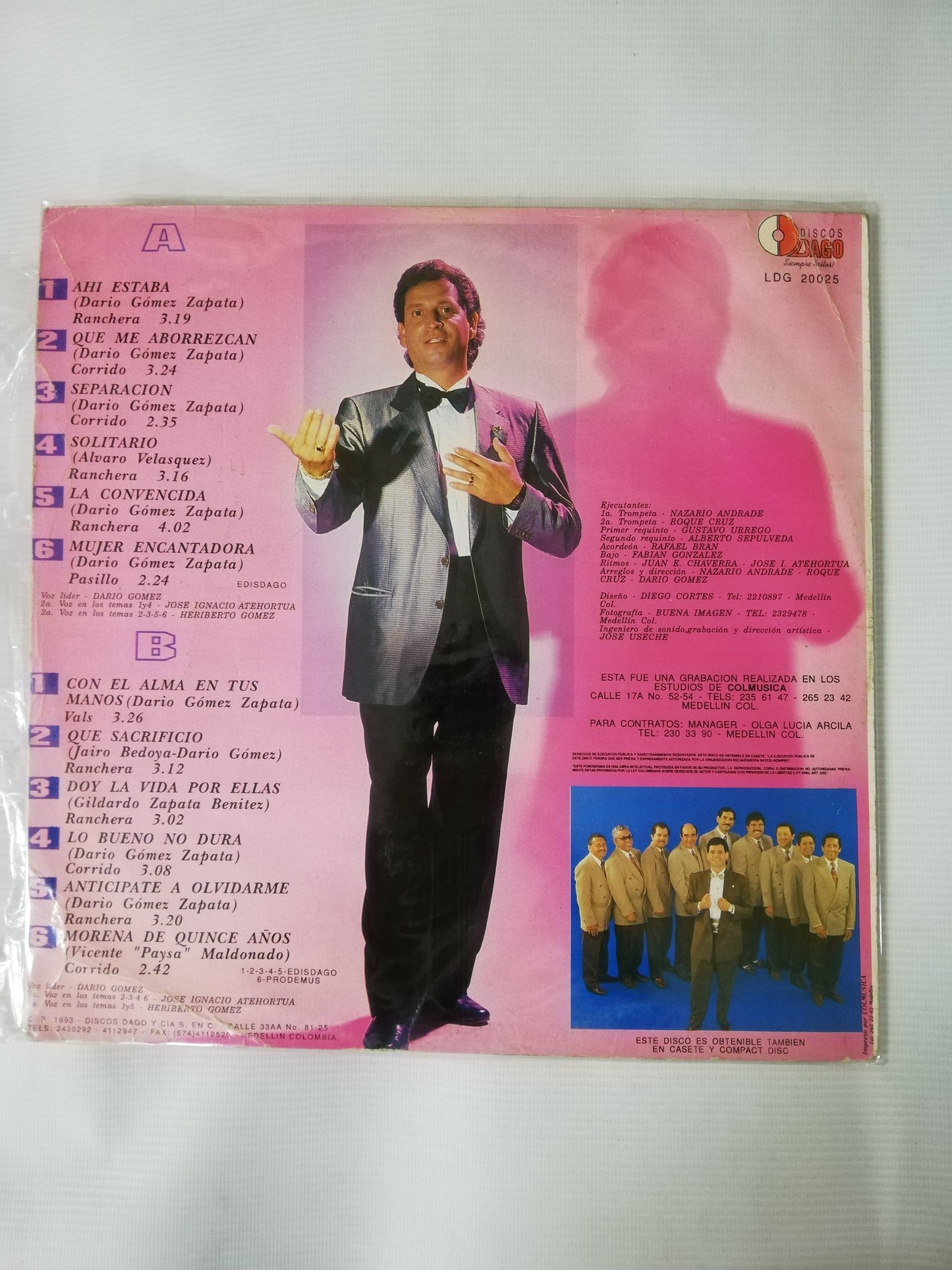 LP DARIO GOMEZ Y LOS LEGENDARIOS - AHI ESTABA VOL. 5