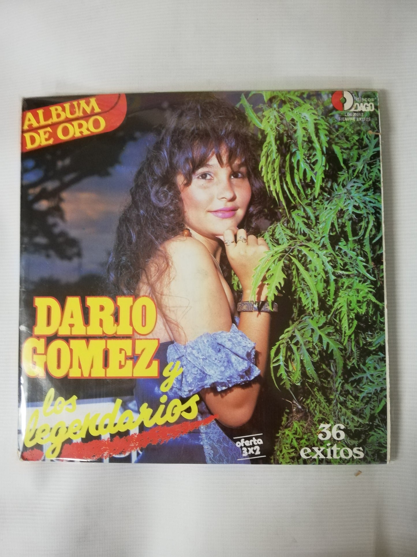 LP DARIO GOMEZ Y LOS LEGENDARIOS - ALBUM DE ORO - 36 EXITOS - VINYL X 3