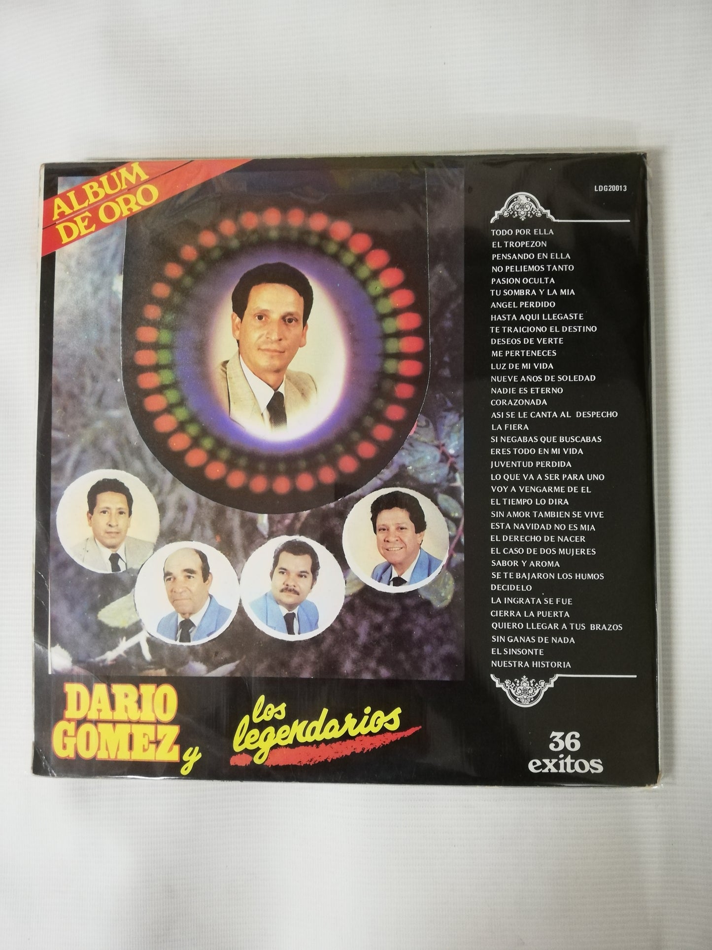 LP DARIO GOMEZ Y LOS LEGENDARIOS - ALBUM DE ORO - 36 EXITOS - VINYL X 3