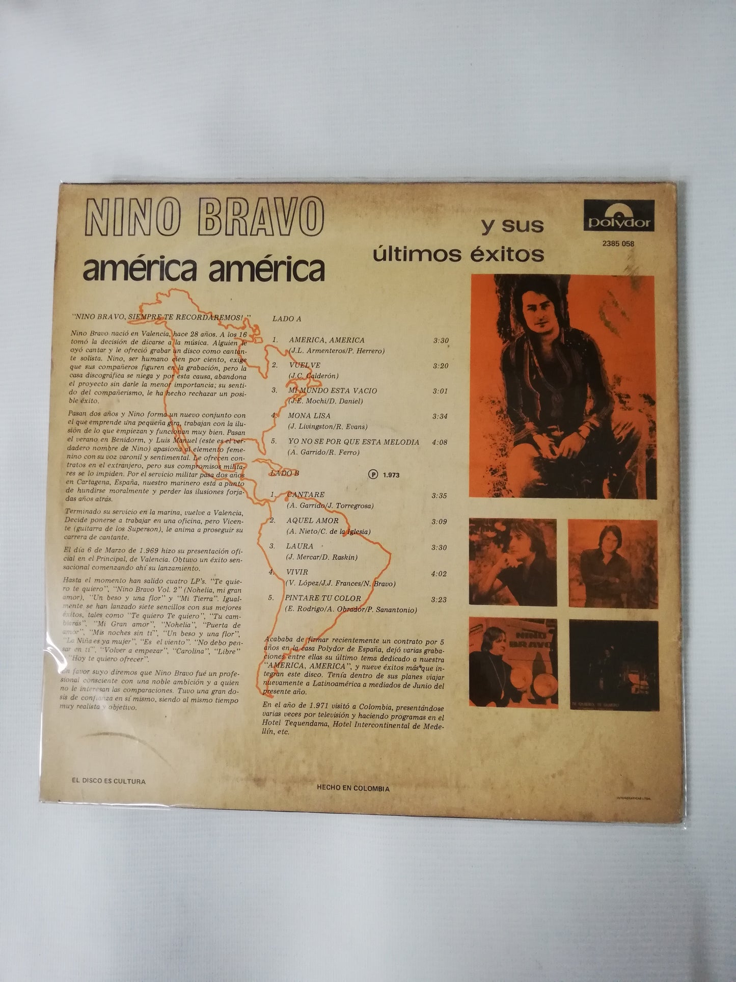 LP NINO BRAVO - AMÉRICA AMÉRICA Y SUS ÚLTIMOS EXITOS