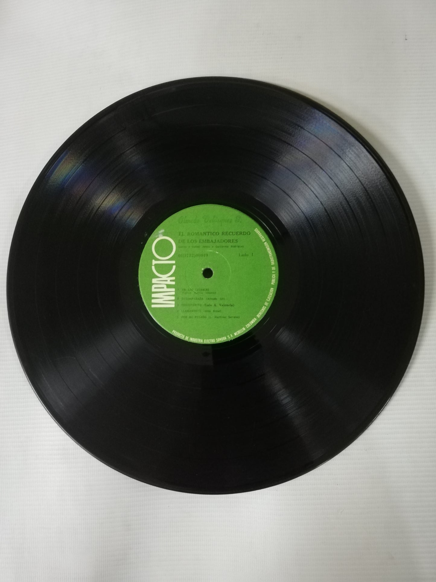 LP LOS EMBAJADORES - EL ROMÁNTICO RECUERDO DE LOS EMBAJADORES