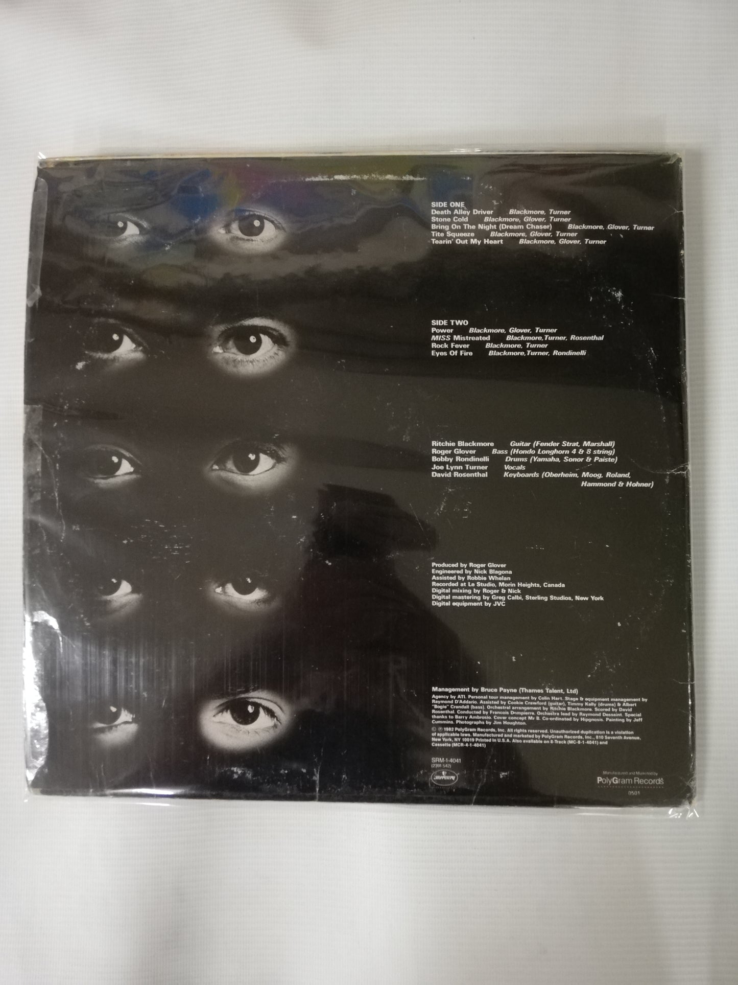 LP RAINBOW - STRAIGHT BETWEEN THE EYES