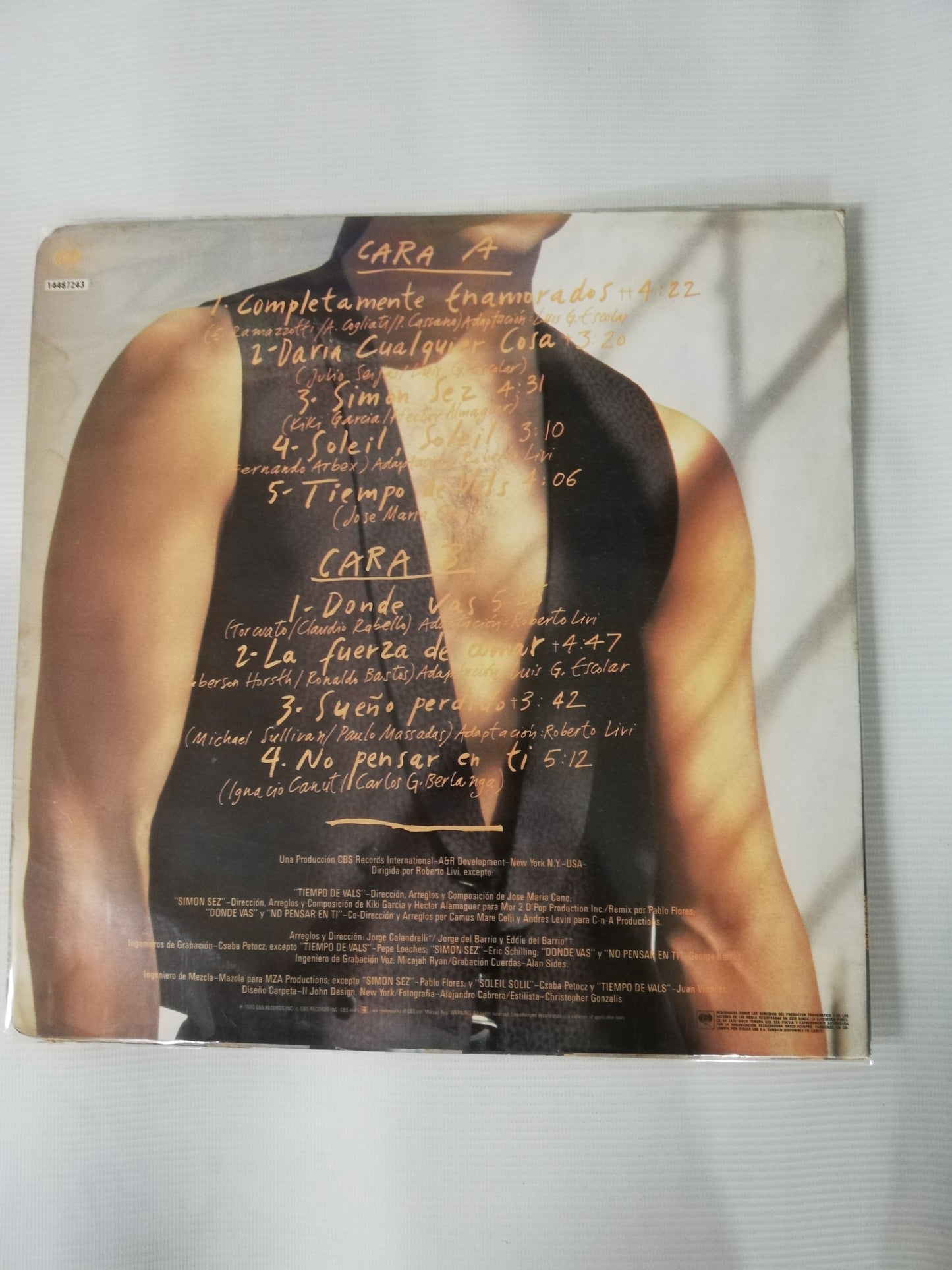 LP CHAYANNE - TIEMPO DE VALS