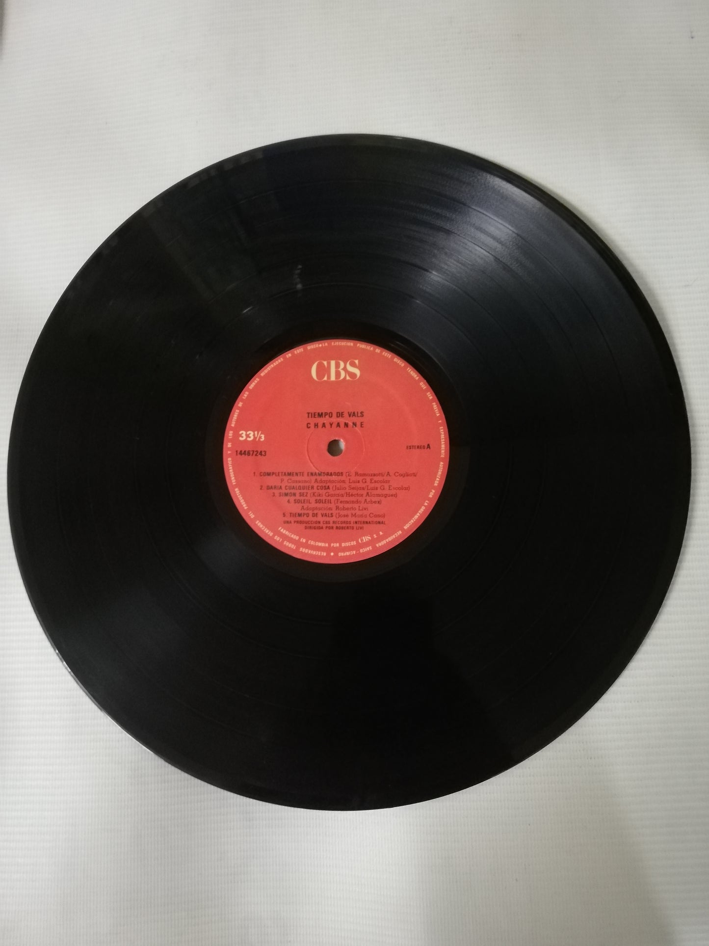 LP CHAYANNE - TIEMPO DE VALS