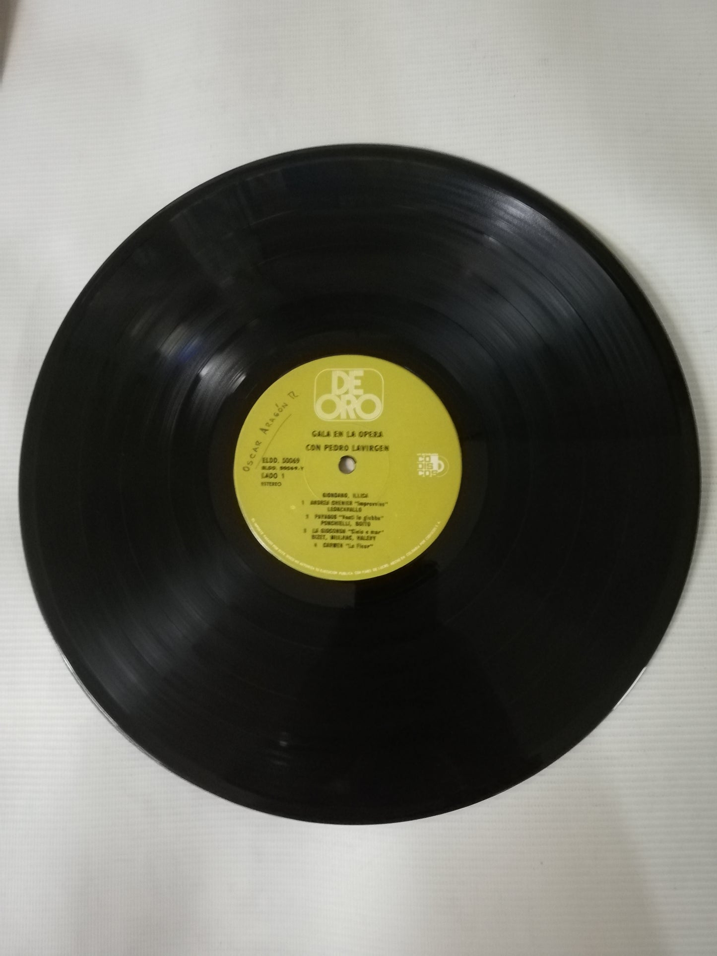 LP PEDRO LAVIRGEN - GALA EN LA OPERA
