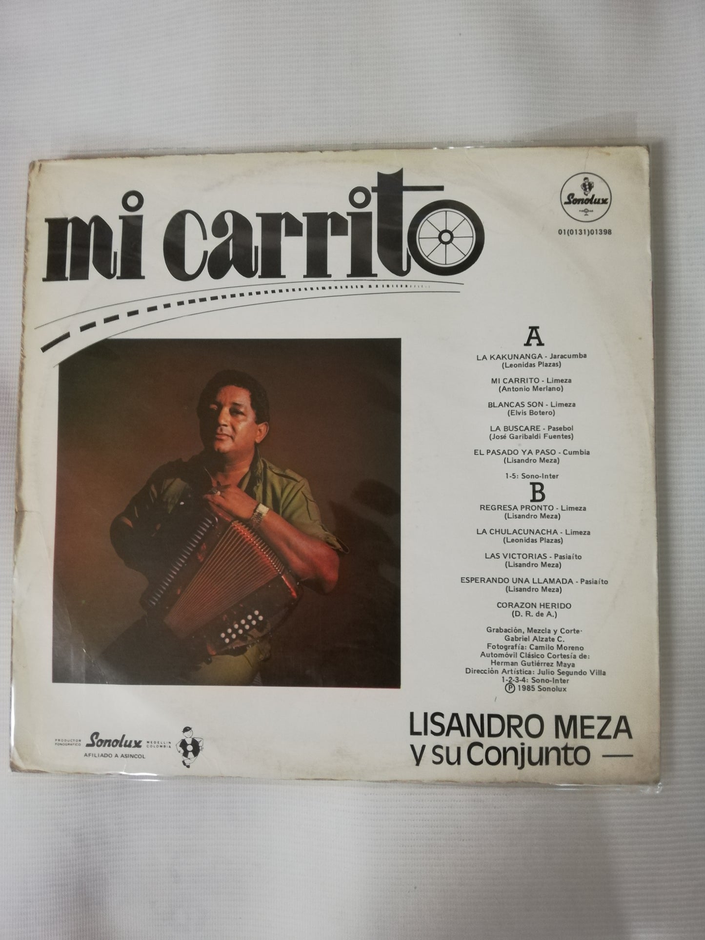 LP LISANDRO MEZA Y SU CONJUNTO - MI CARRITO