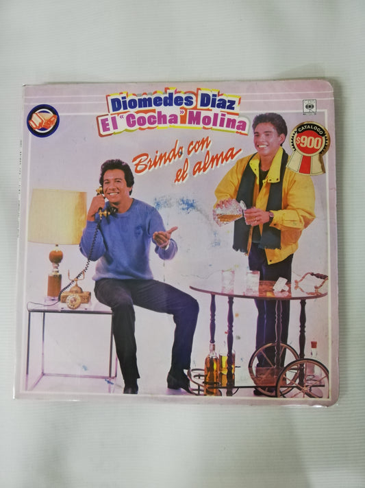LP DIOMEDES DIAZ / EL COCHA MOLINA - BRINDO CON EL ALMA