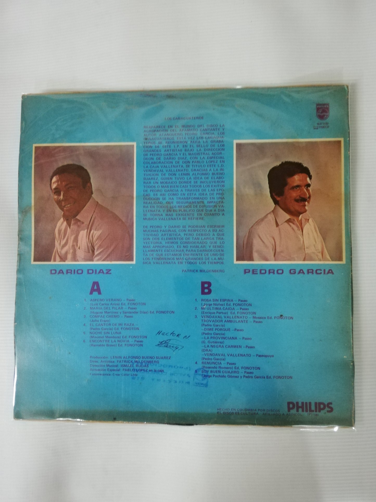 LP PEDRO GARCIA / DARIO DIAZ - VENDAVAL VALLENATO