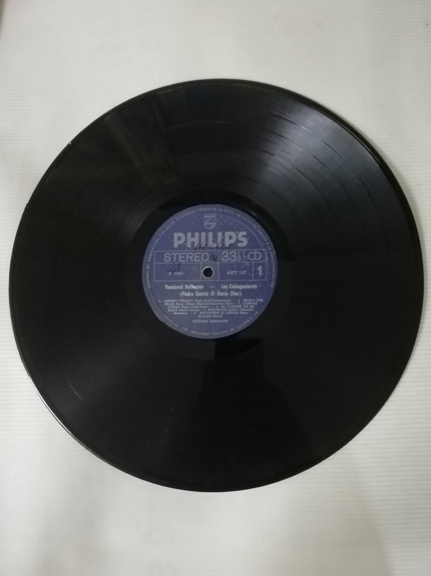 LP PEDRO GARCIA / DARIO DIAZ - VENDAVAL VALLENATO