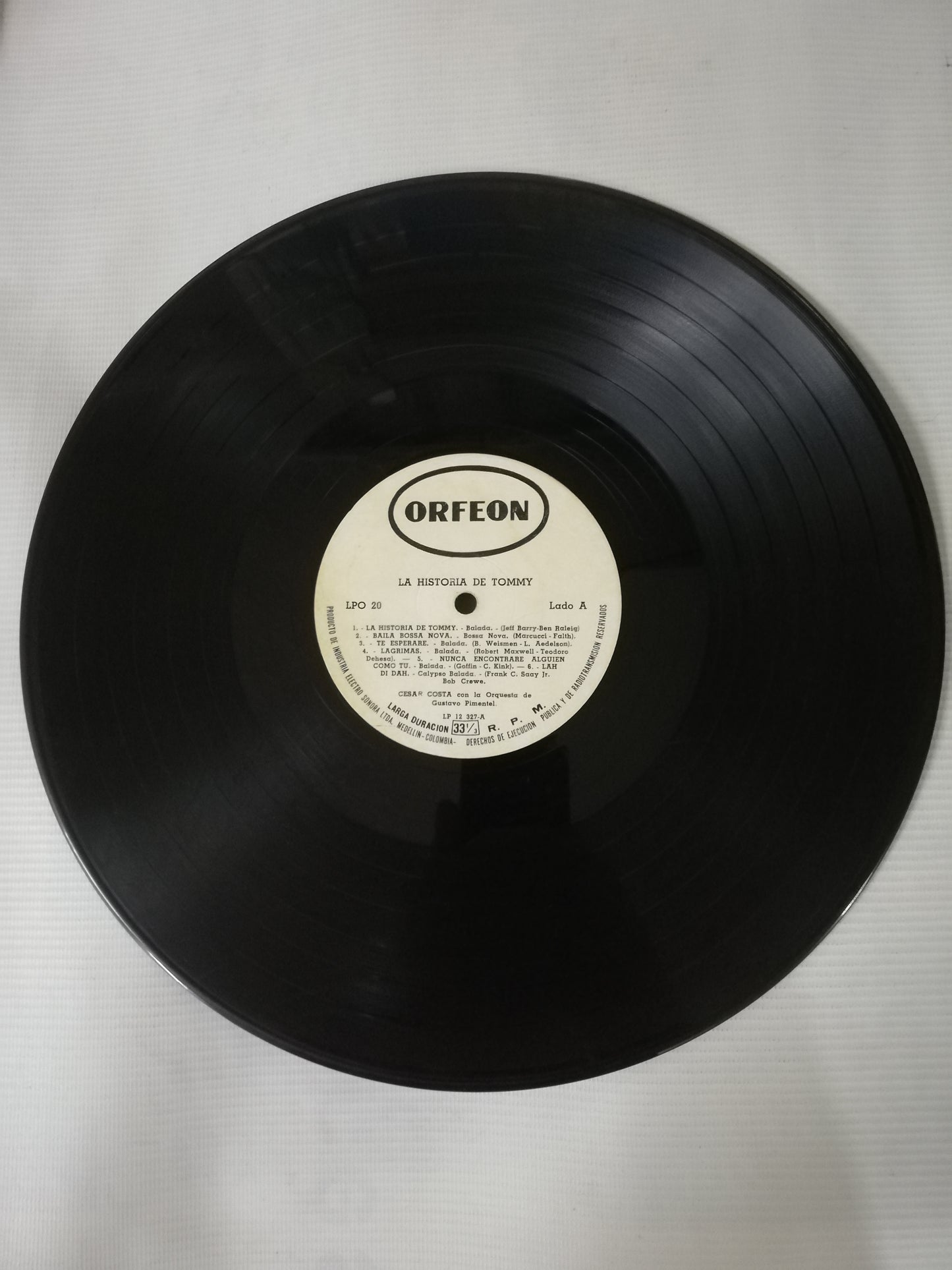 LP CESAR COSTA - LA HISTORIA DE TOMMY