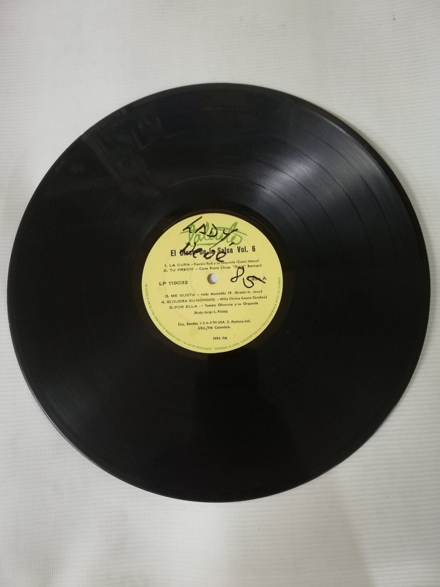 LP EL DISCO DE LA SALSA - EL DISCO DE LA SALSA VOL. 6