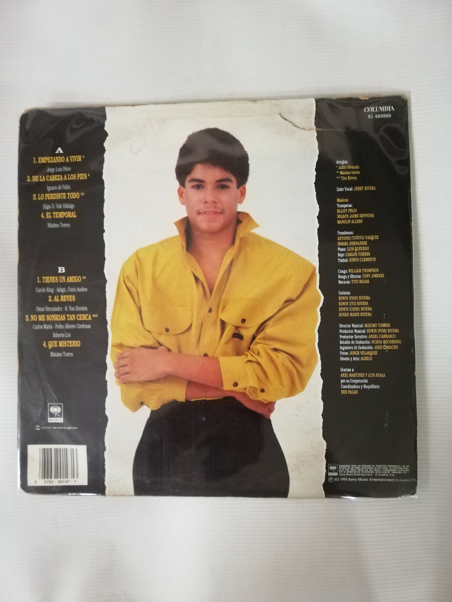 LP JERRY RIVERA - EMPEZANDO A VIVIR