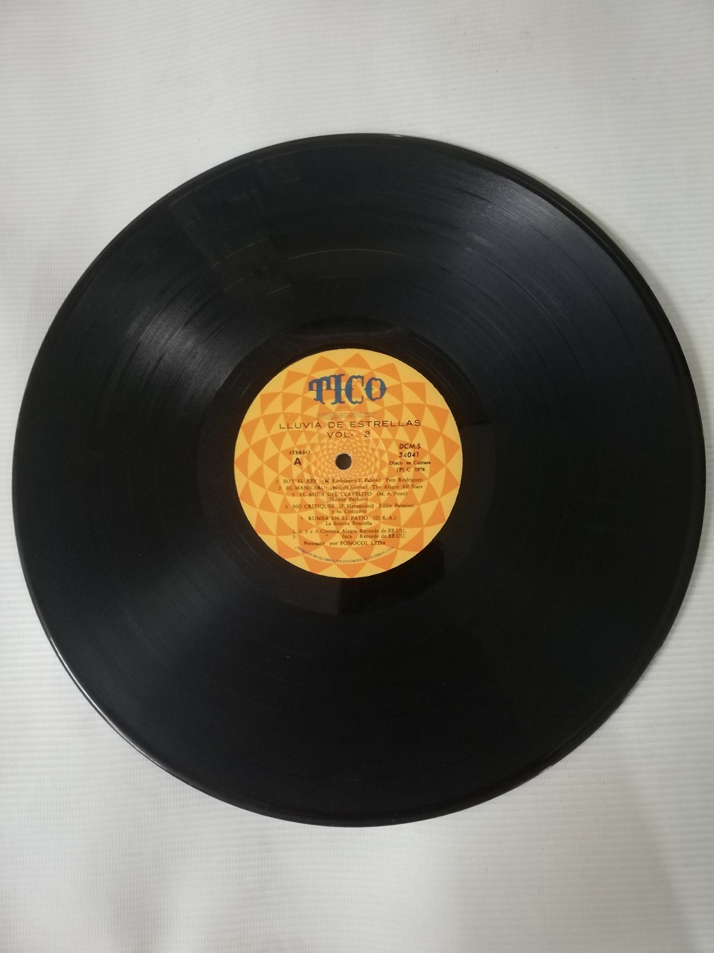 LP LLUVIA DE ESTRELLAS TICO Y ALEGRE - LLUVIA DE ESTRELLAS TICO Y ALEGRE VOL. 2