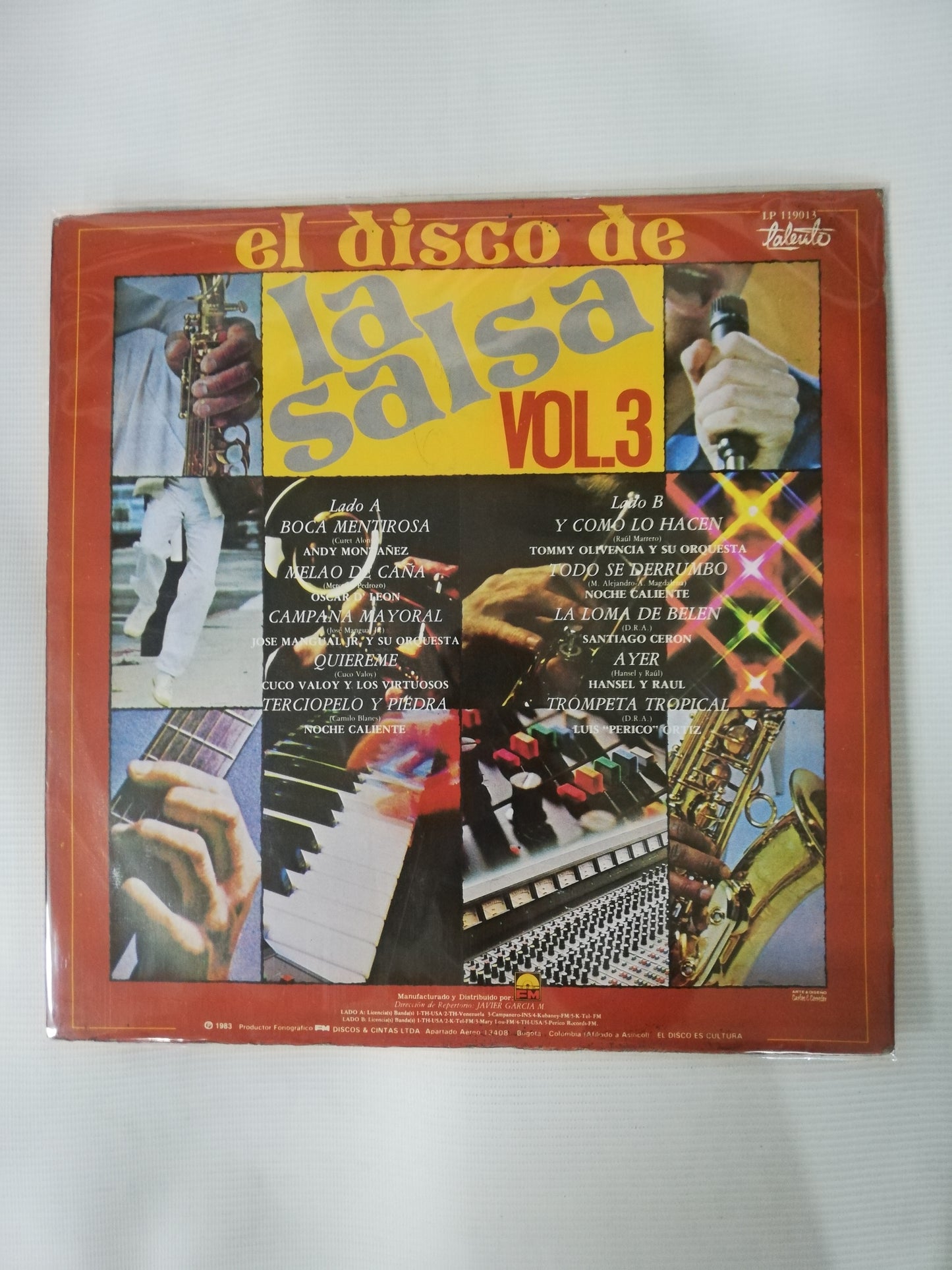 LP EL DISCO DE LA SALSA - EL DISCO DE LA SALSA VOL. 3